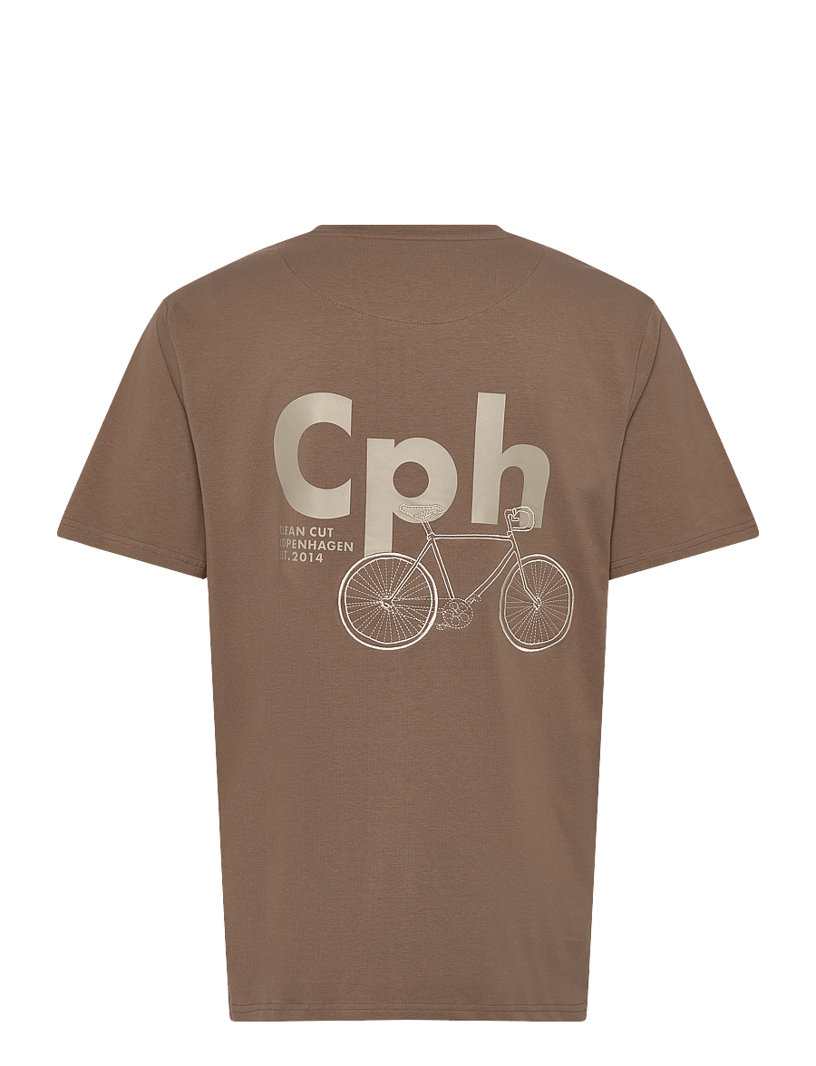 Clean Cut Copenhagen - Esme organic t-shirt - lühikeste varrukatega t-särgid - shitake - 2