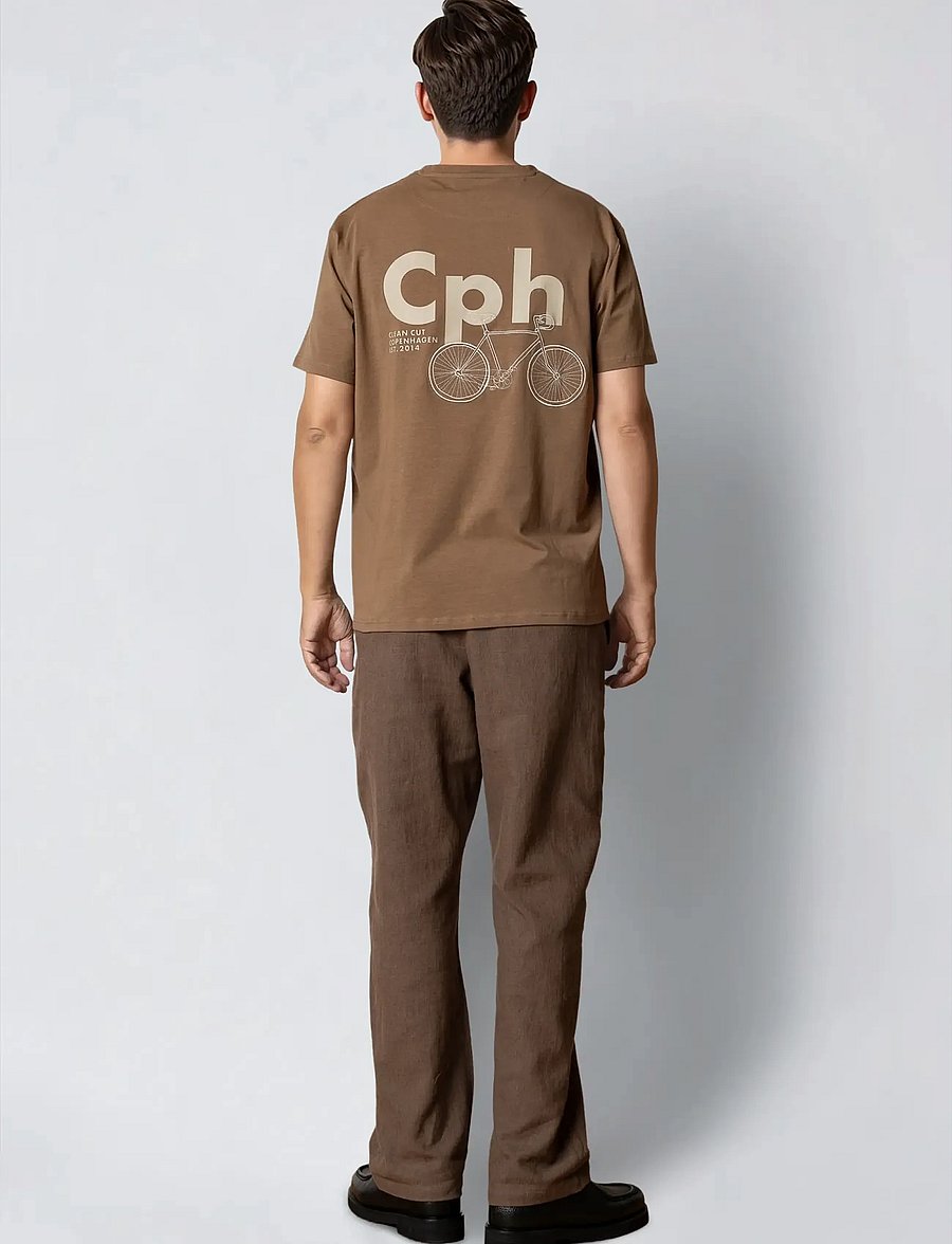 Clean Cut Copenhagen - Esme organic t-shirt - lühikeste varrukatega t-särgid - shitake - 5
