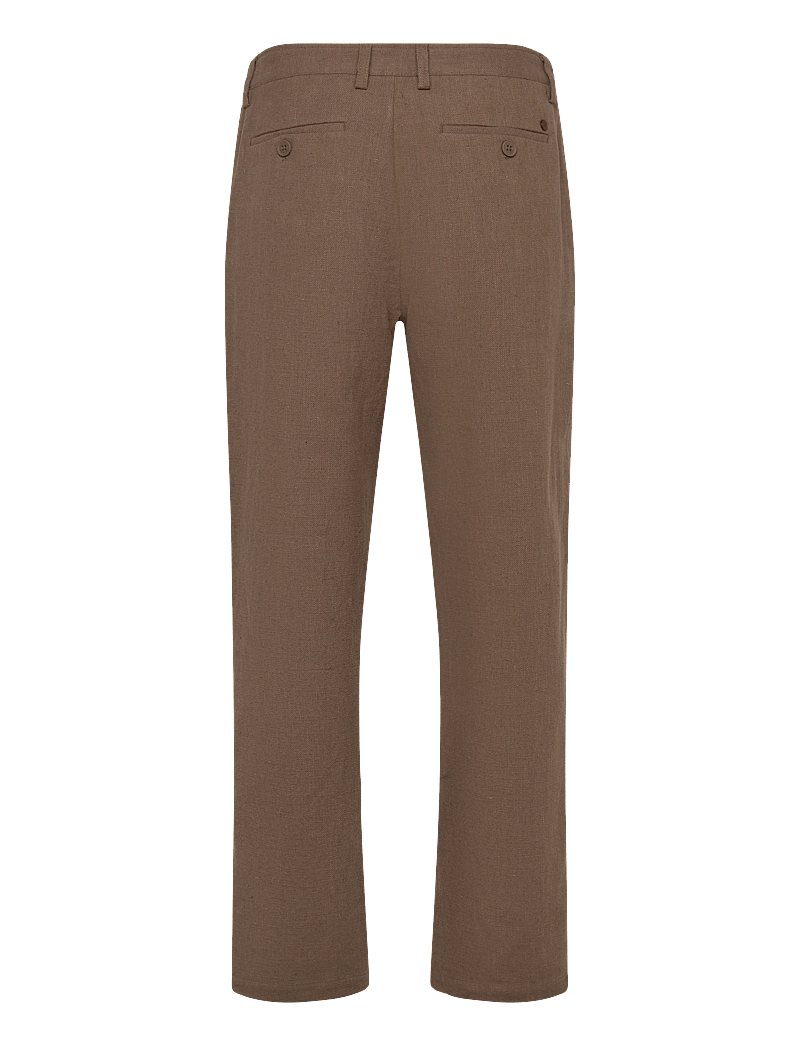 Clean Cut Copenhagen - Florence Chester pants - hørbukser - shitake - 2
