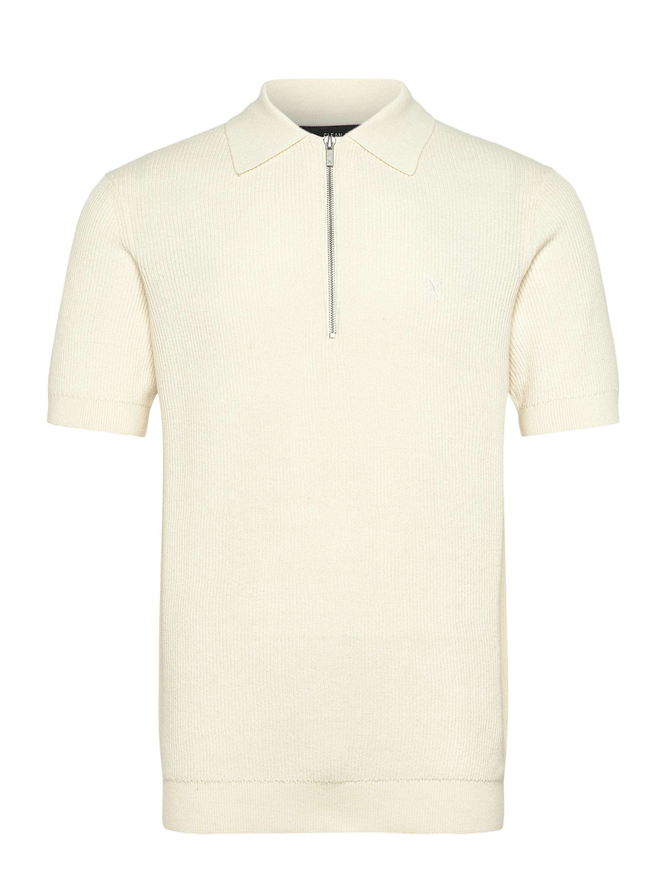 Clean Cut Copenhagen Karl knitted polo - Uutuudet - ECRU / cream