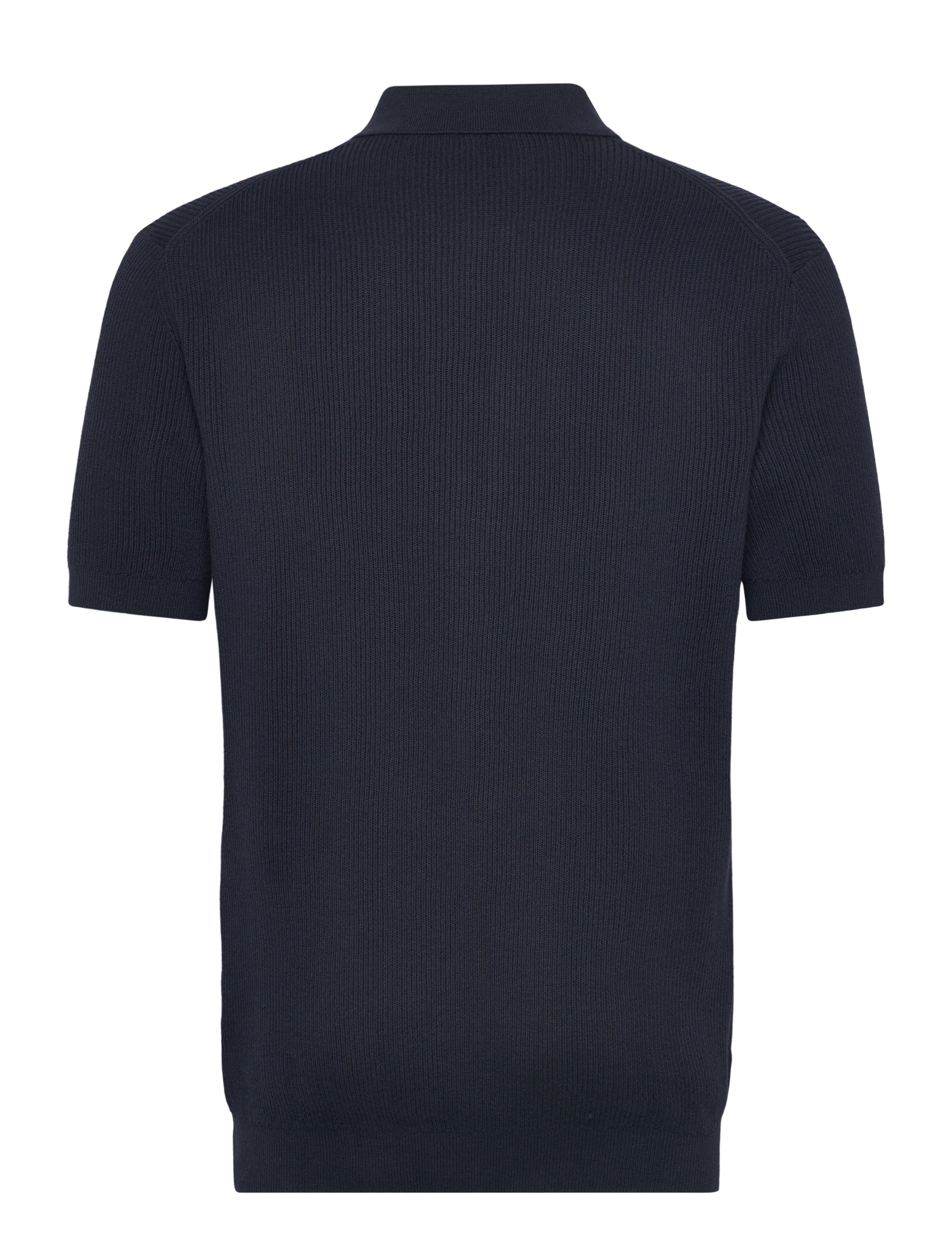 Clean Cut Copenhagen - Karl knitted polo - polo marškinėliai trumpomis rankovėmis - navy - 2