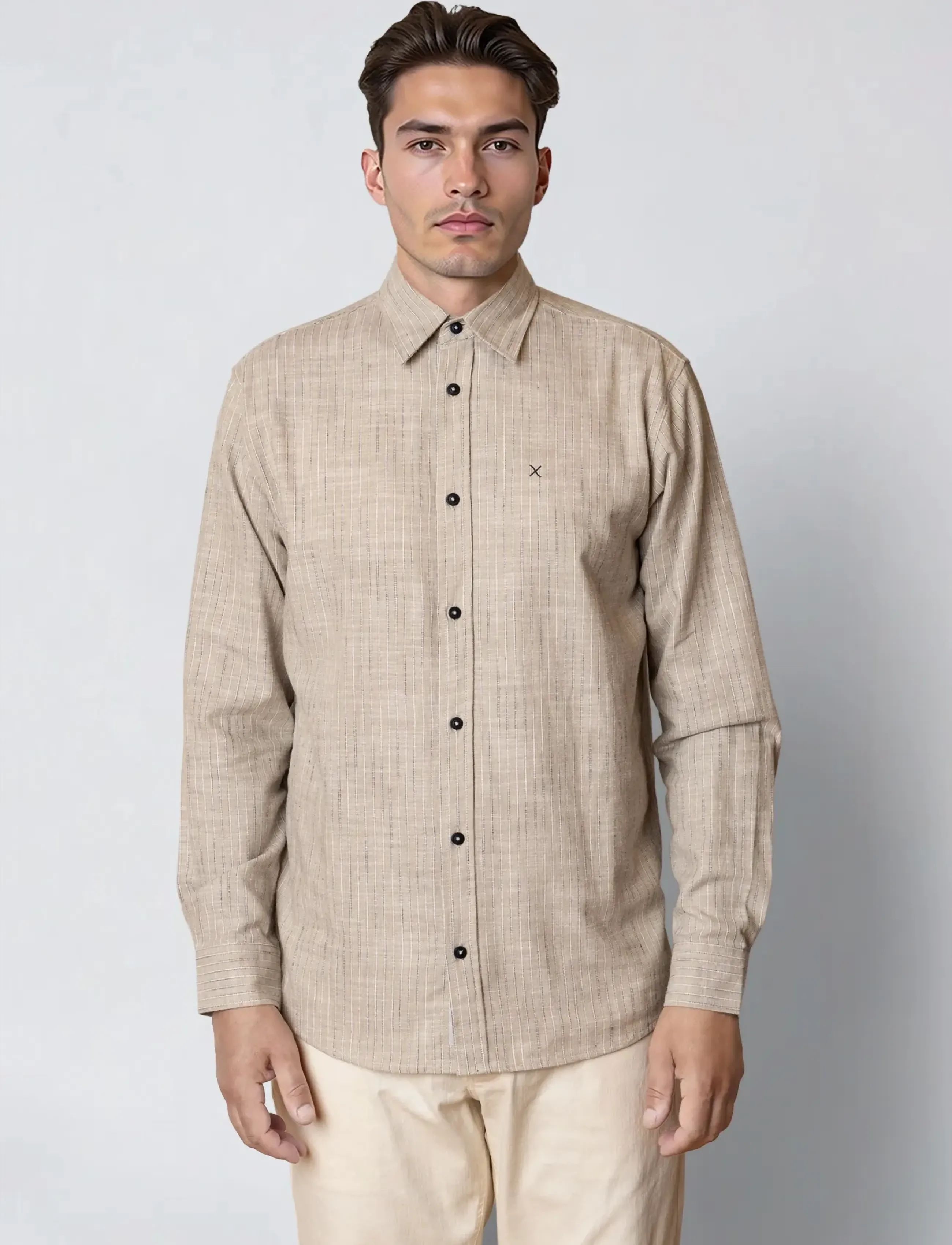 Clean Cut Copenhagen - Kelvin striped shirt - stribede skjorter - chinchilla/navy - 3