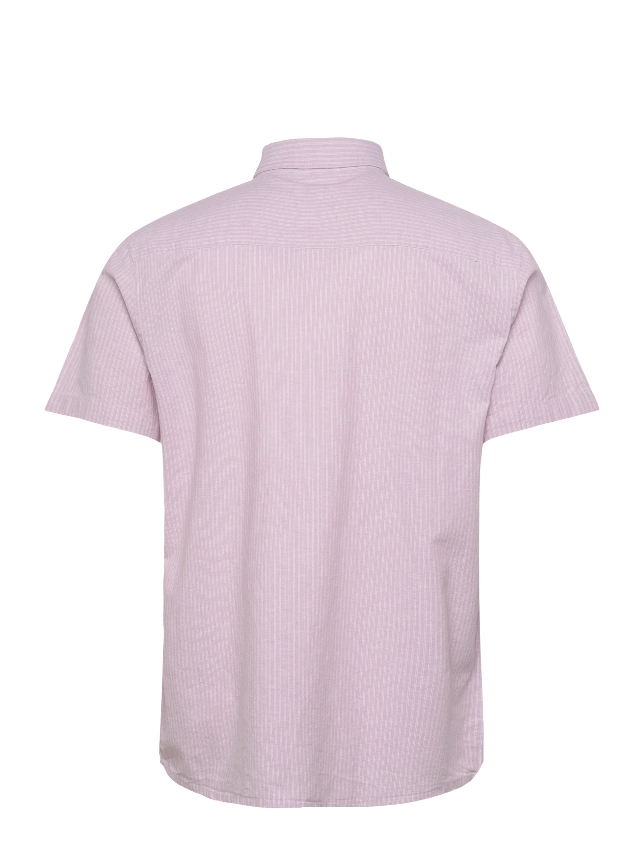 Clean Cut Copenhagen - Luca striped S/S shirt - kortærmede skjorter - violet ice/white - 2
