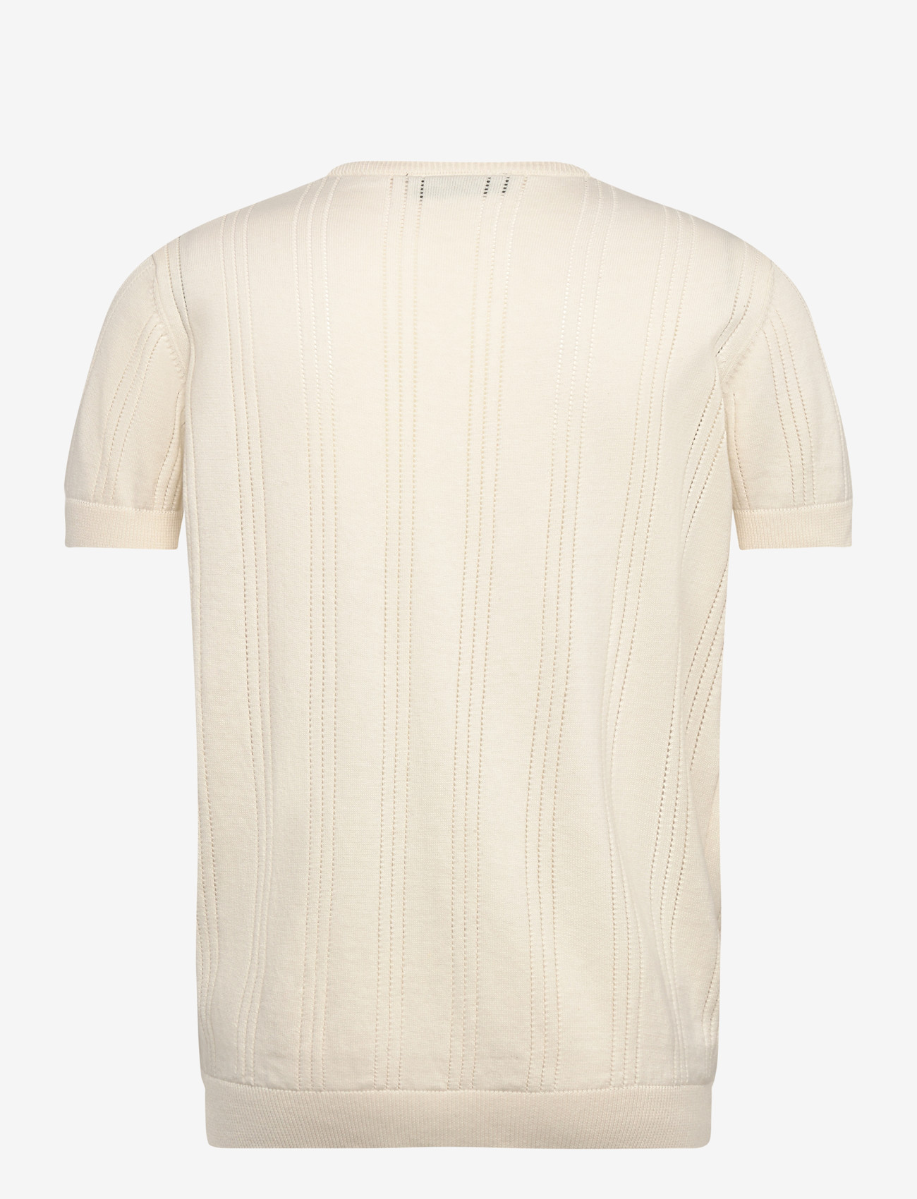 Clean Cut Copenhagen - Robyn knitted t-shirt - kortärmade t-shirts - ecru - 2