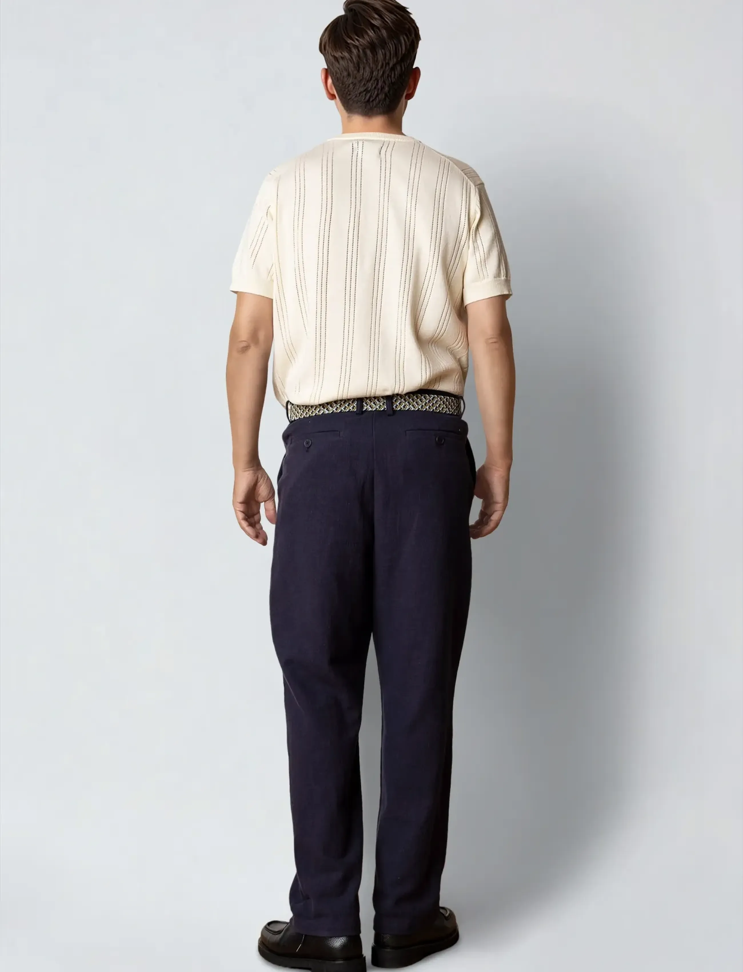 Clean Cut Copenhagen - Robyn knitted t-shirt - kortærmede t-shirts - ecru - 4