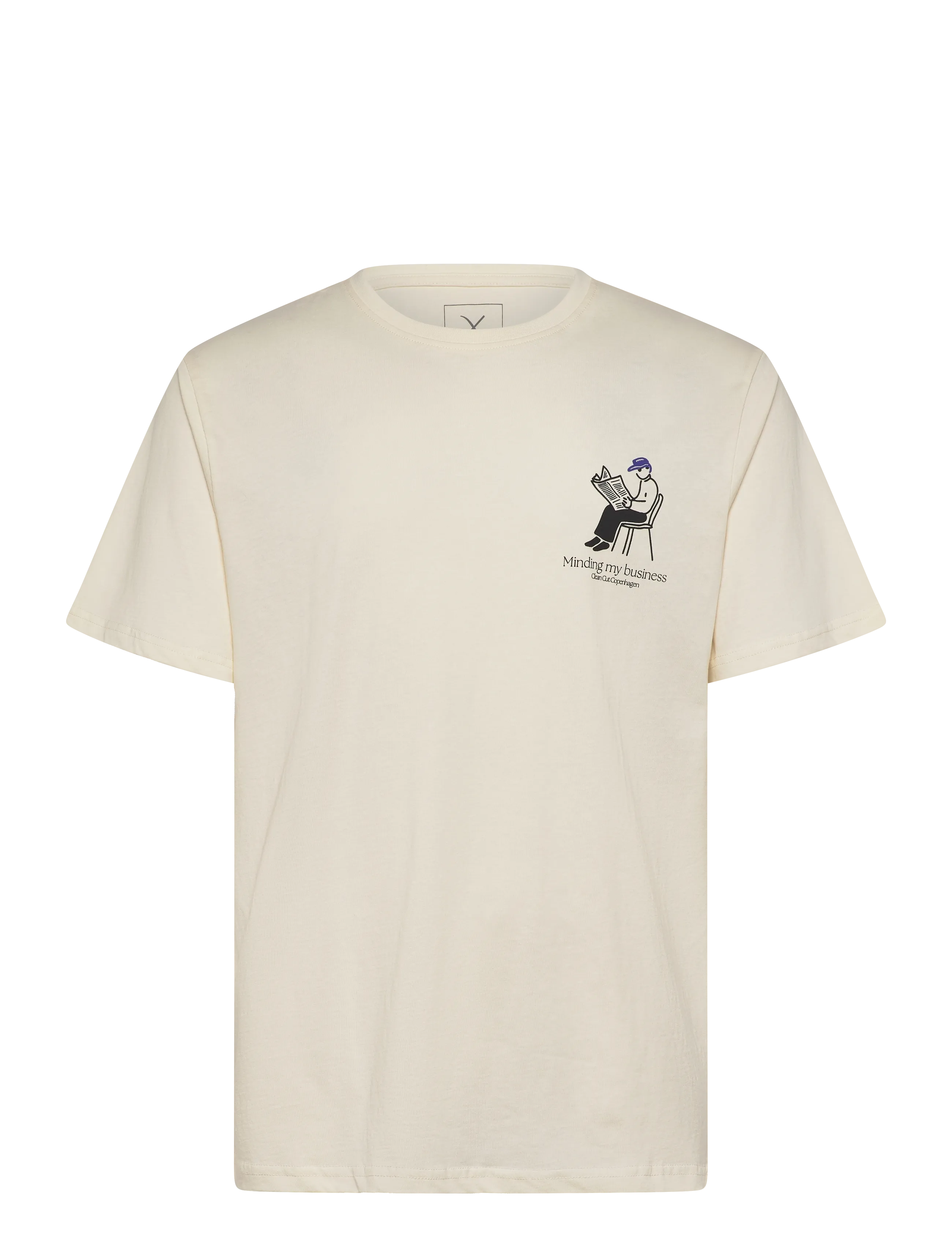 Clean Cut Copenhagen My Business t-shirt - Nyheter - ECRU / cream