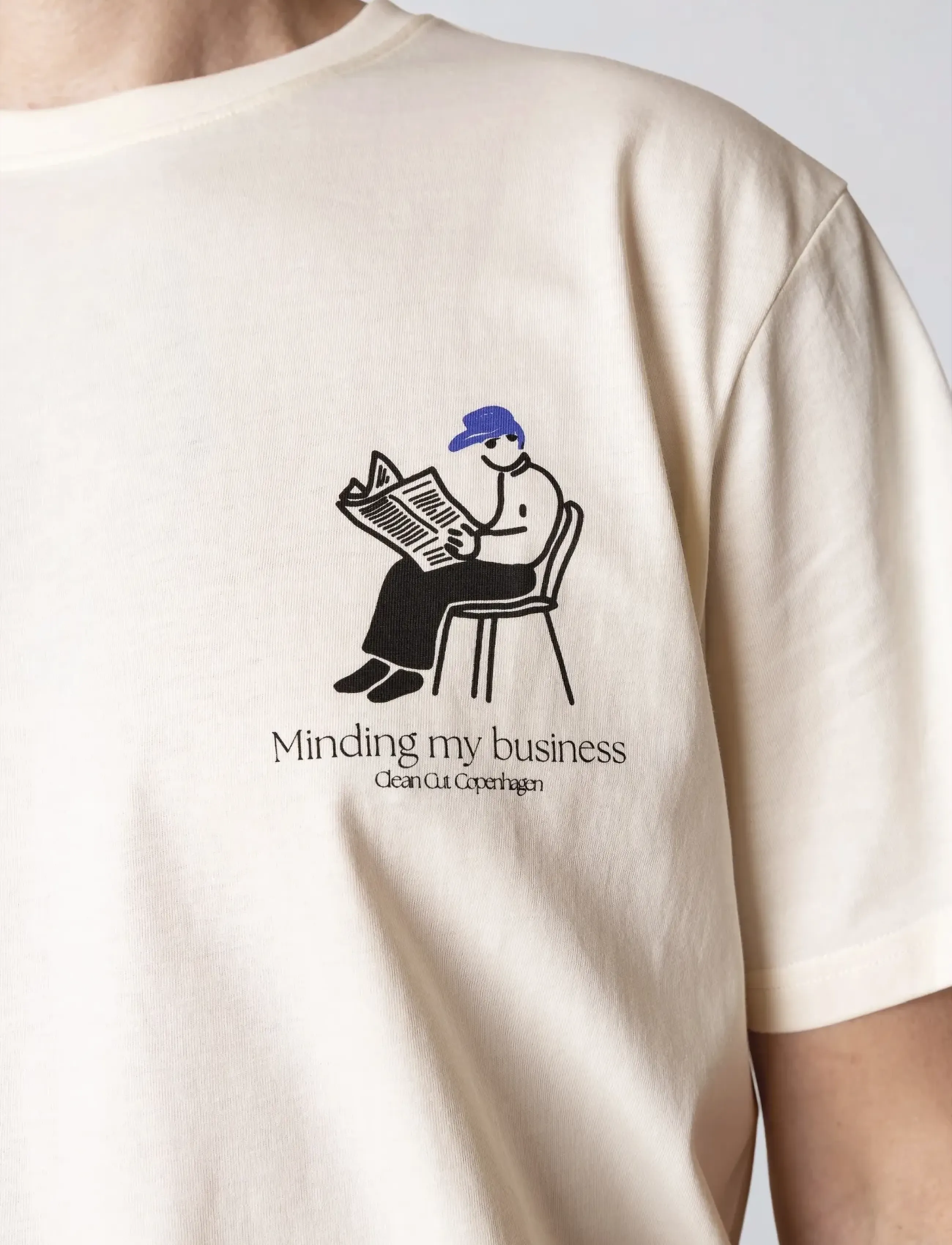 Clean Cut Copenhagen - My Business t-shirt - t-shirts à manches courtes - ecru - 4