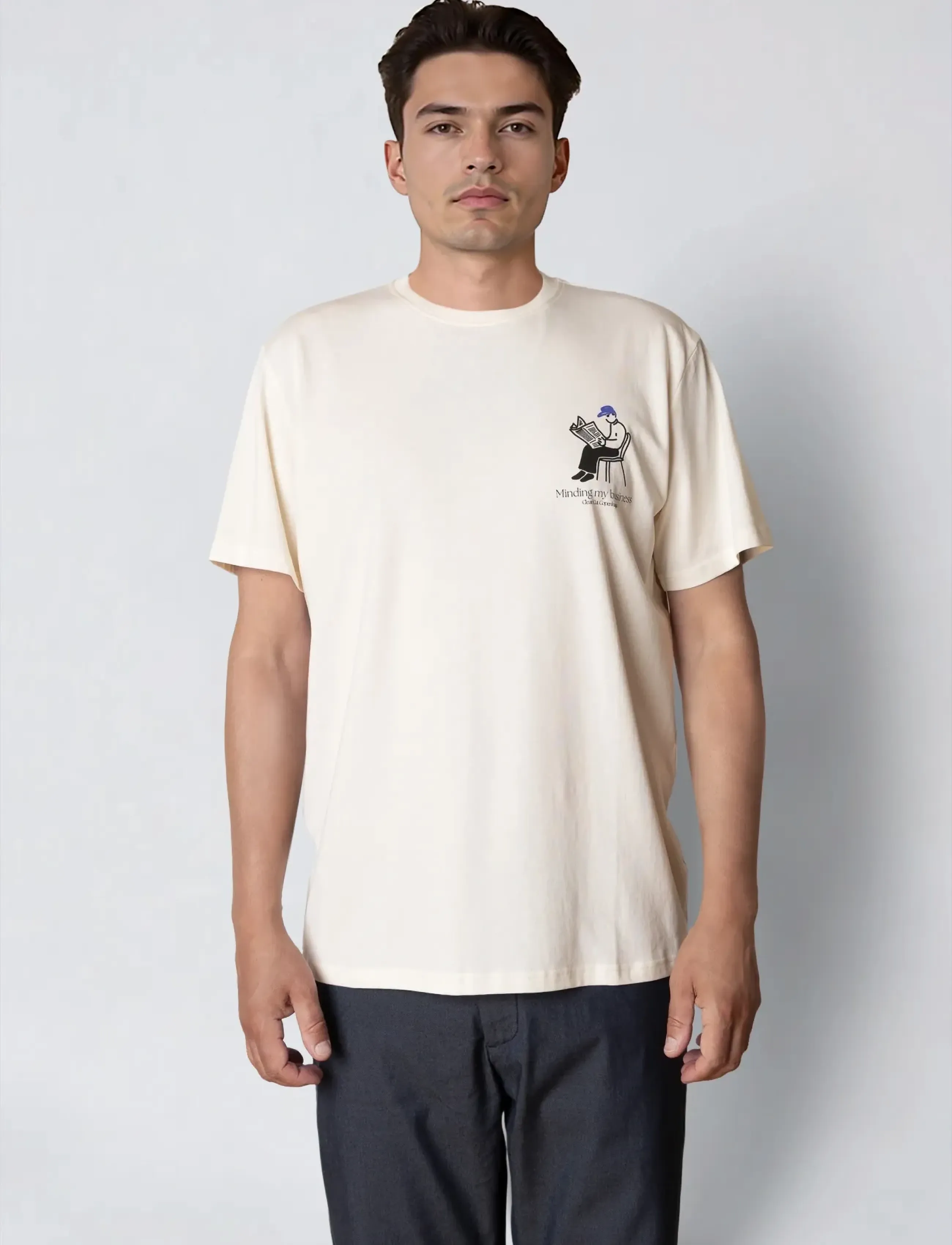 Clean Cut Copenhagen - My Business t-shirt - t-shirts à manches courtes - ecru - 5