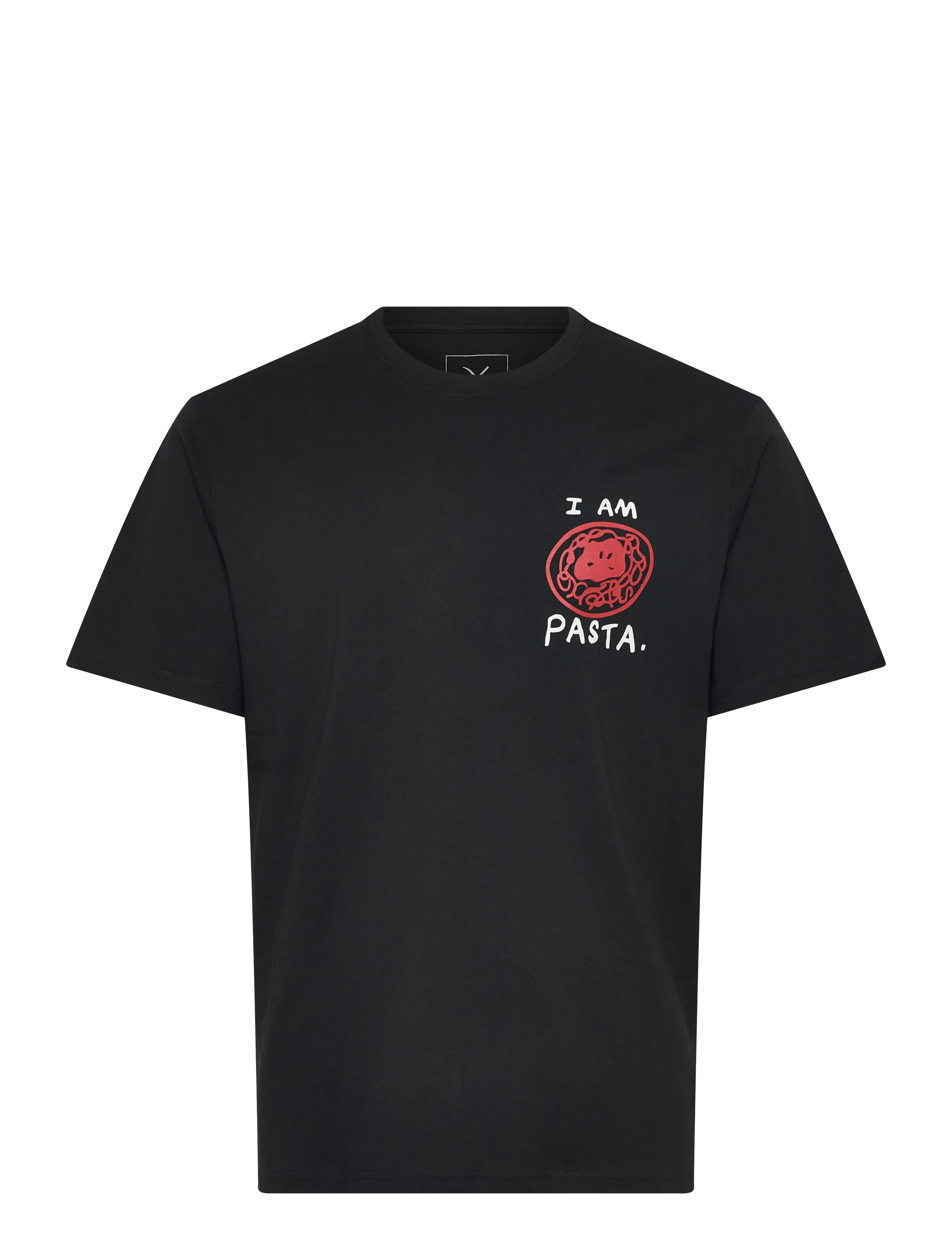 Clean Cut Copenhagen Pasta t-shirt - T-shirts - BLACK / black