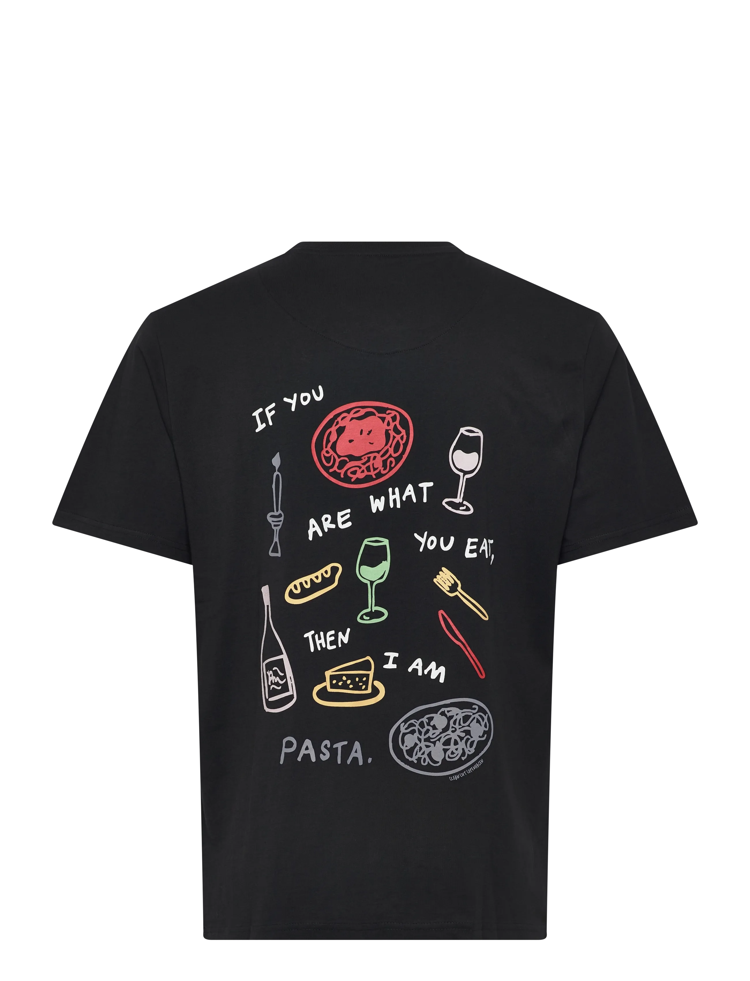 Clean Cut Copenhagen - Pasta t-shirt - kortærmede t-shirts - black - 2