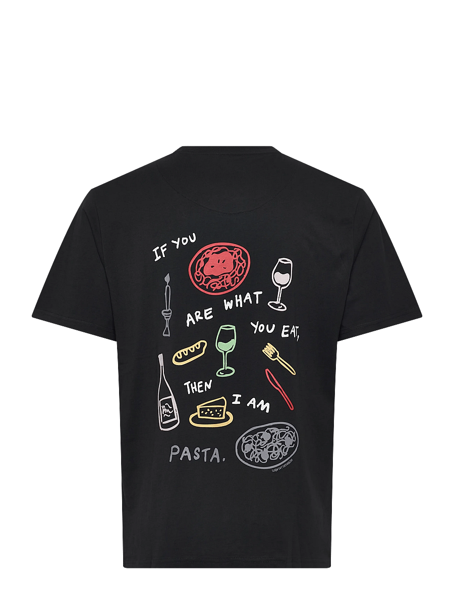 Clean Cut Copenhagen - Pasta t-shirt - kortärmade t-shirts - black - 2
