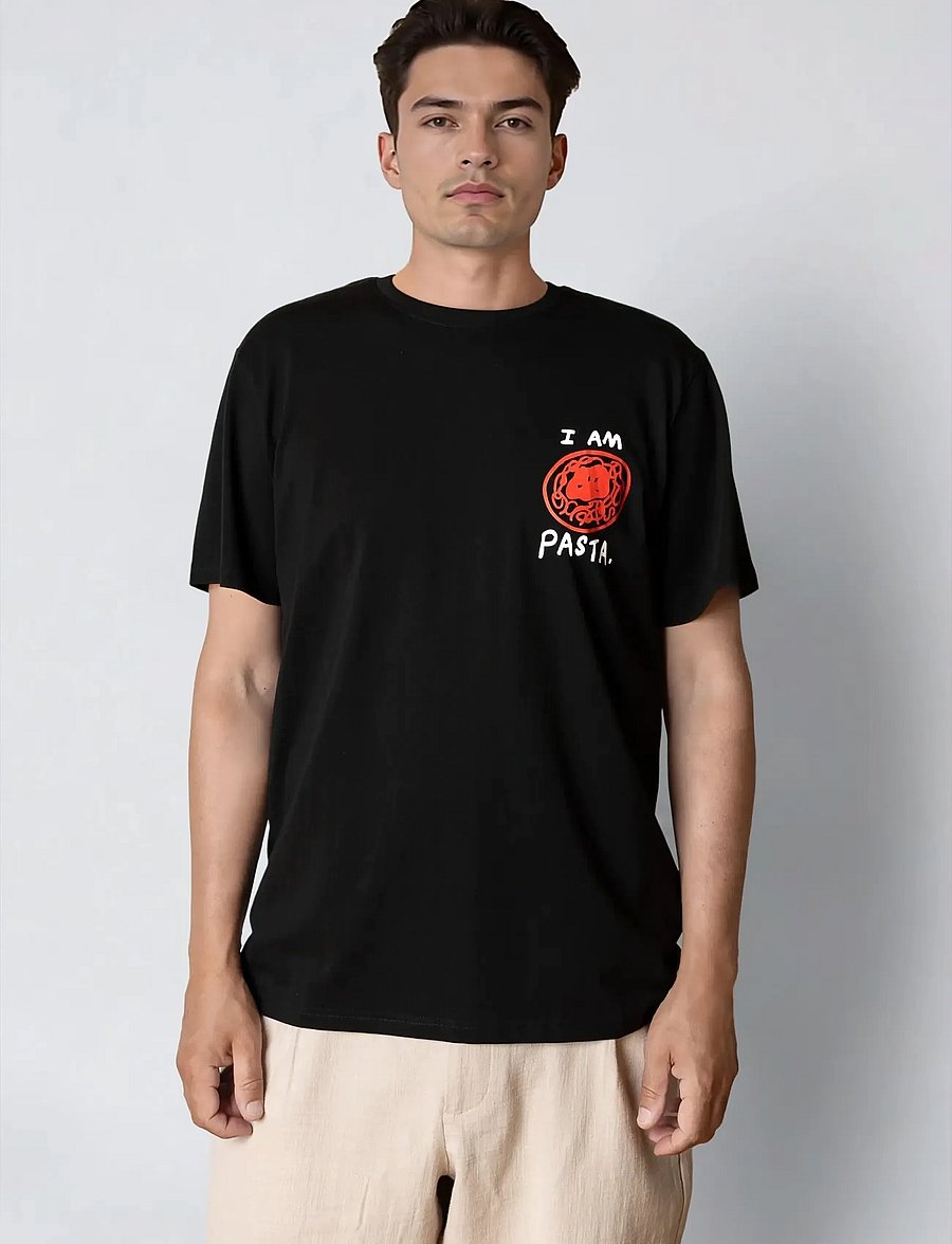 Clean Cut Copenhagen - Pasta t-shirt - kortärmade t-shirts - black - 0