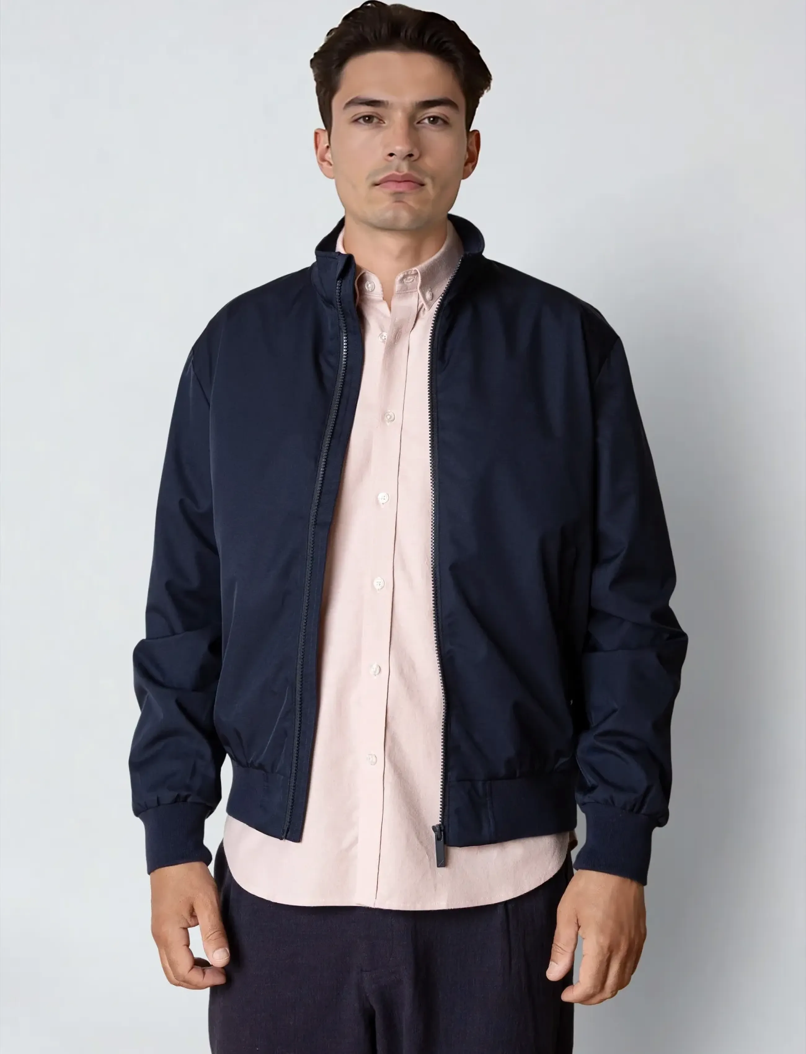 Clean Cut Copenhagen Adam Jacket, M, Jackets, Marineblau - Bomber Männerswear