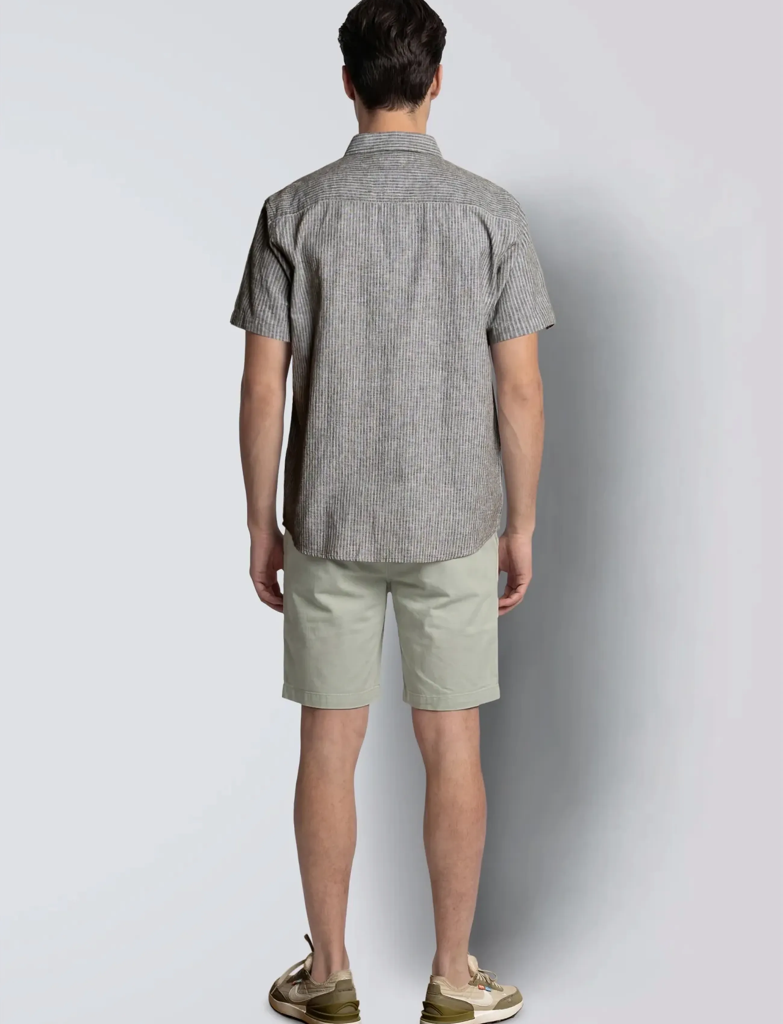 Clean Cut Copenhagen - Mitchell Twill Shorts - chinos shorts - desert sage - 5