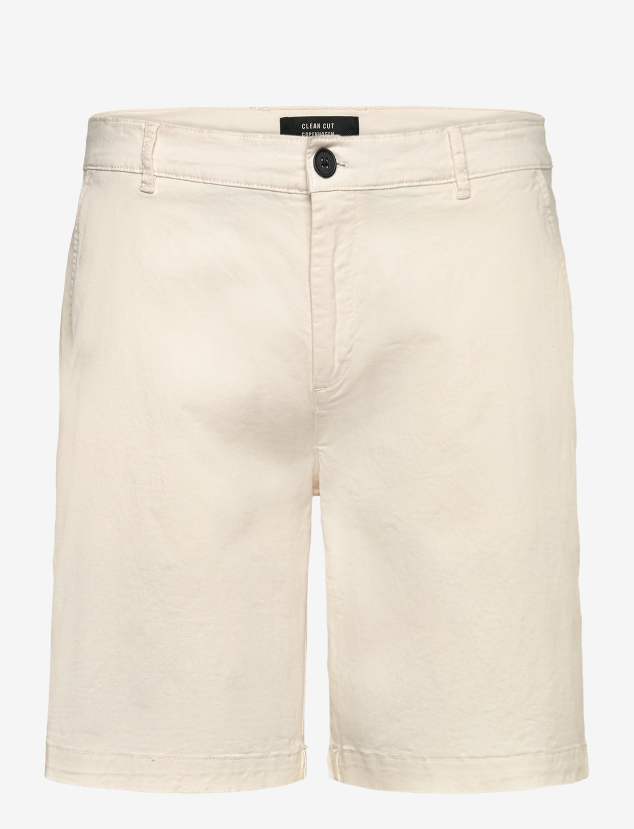 Clean Cut Copenhagen - Mitchell Twill Shorts - chino lühikesed püksid - ecru - 1