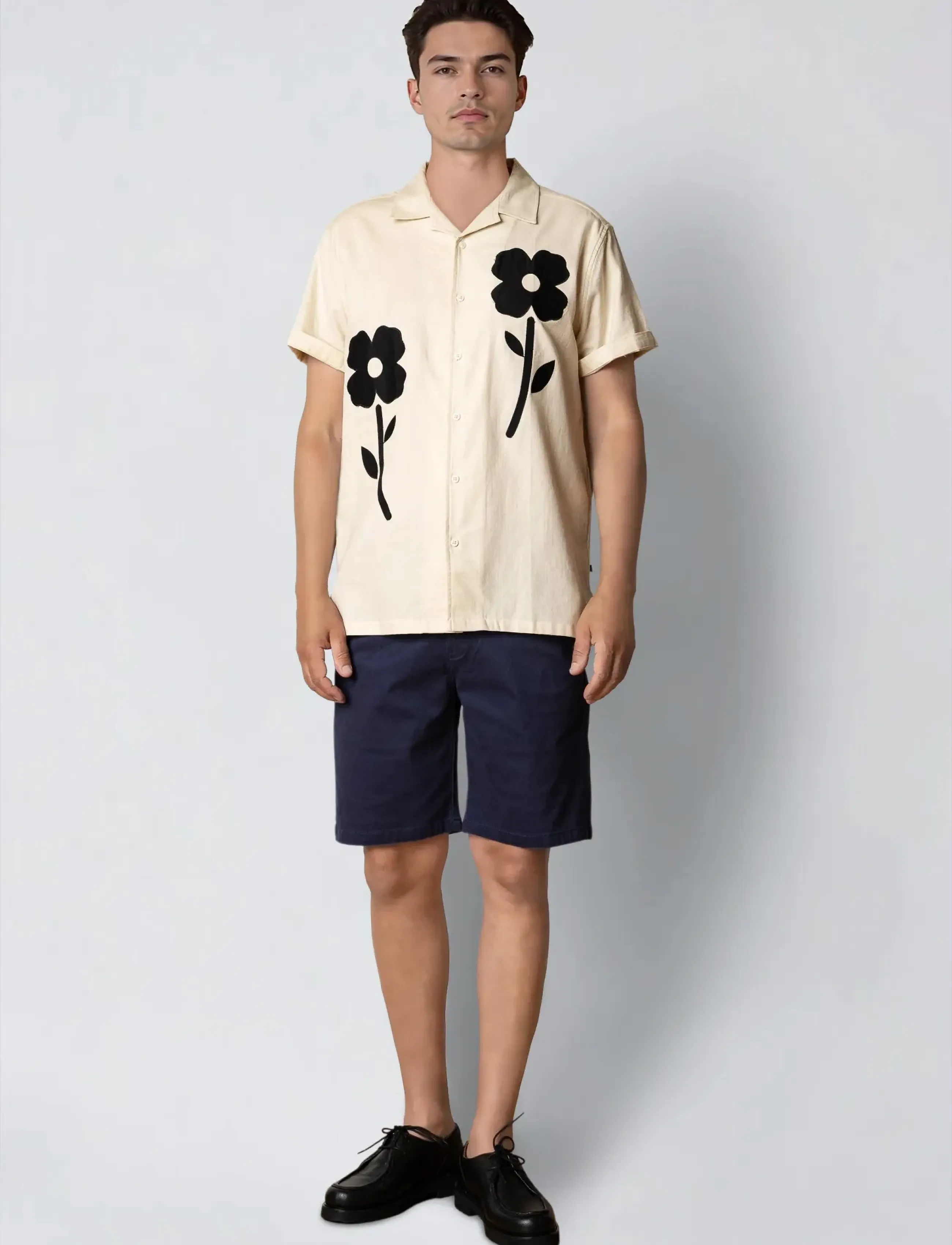 Clean Cut Copenhagen - Mitchell Twill Shorts - chinos shorts - navy - 3