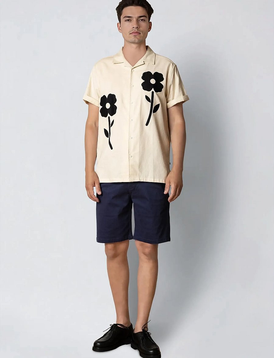 Clean Cut Copenhagen - Mitchell Twill Shorts - chinos shorts - navy - 3