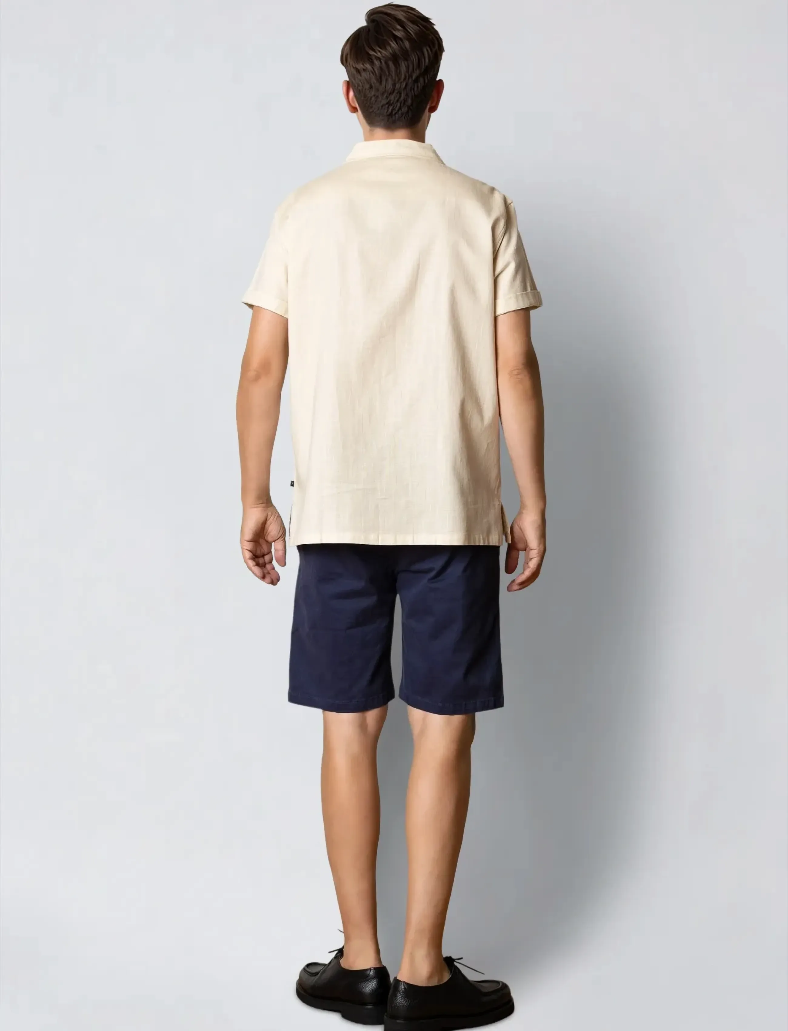 Clean Cut Copenhagen - Mitchell Twill Shorts - chinos shorts - navy - 5