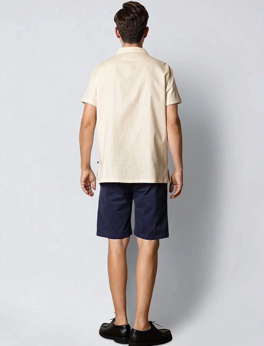 Clean Cut Copenhagen - Mitchell Twill Shorts - chinos shorts - navy - 5