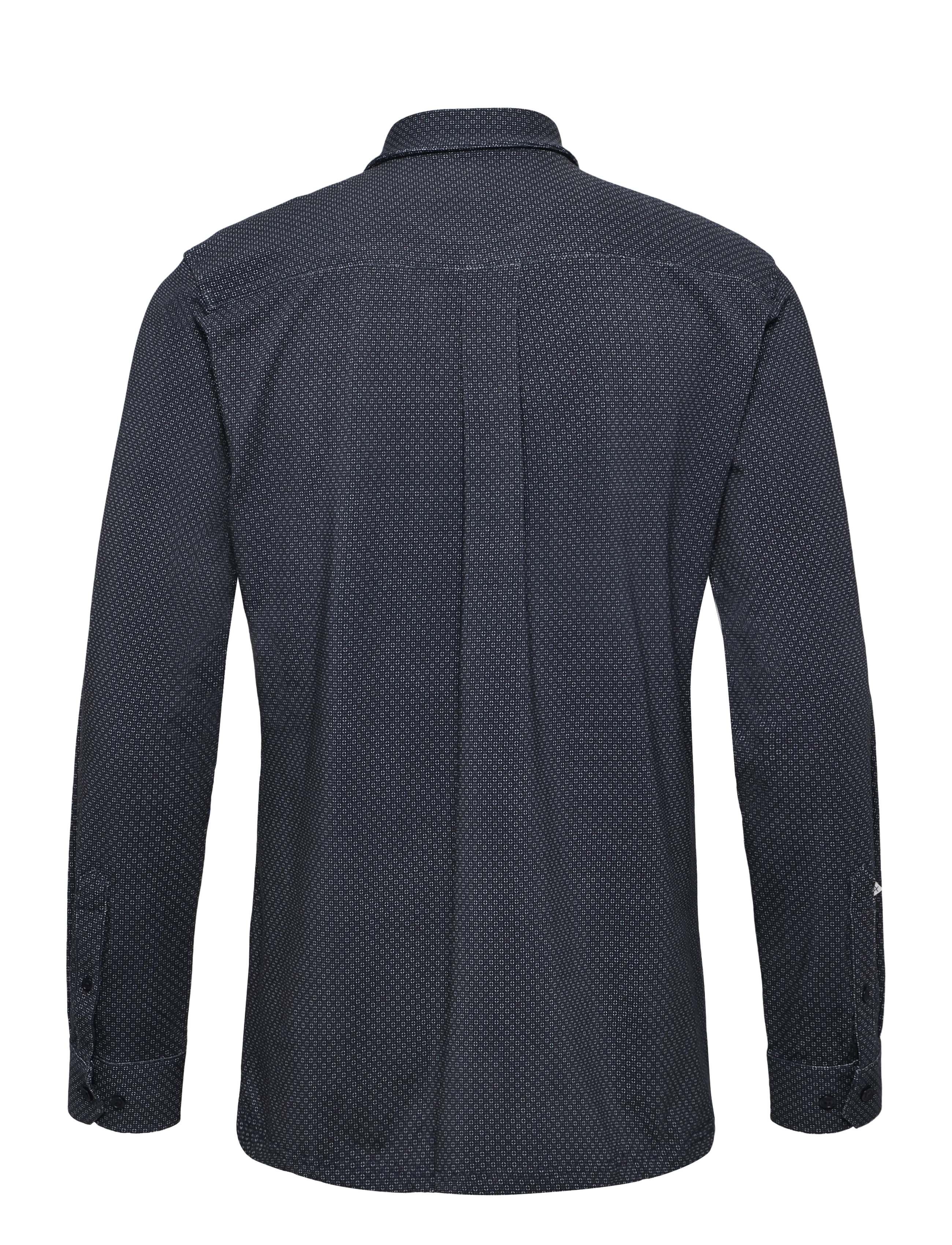 Clean Cut Copenhagen - Emil AOP stretch shirt - mönstrade skjortor - navy/huckleberry - 1