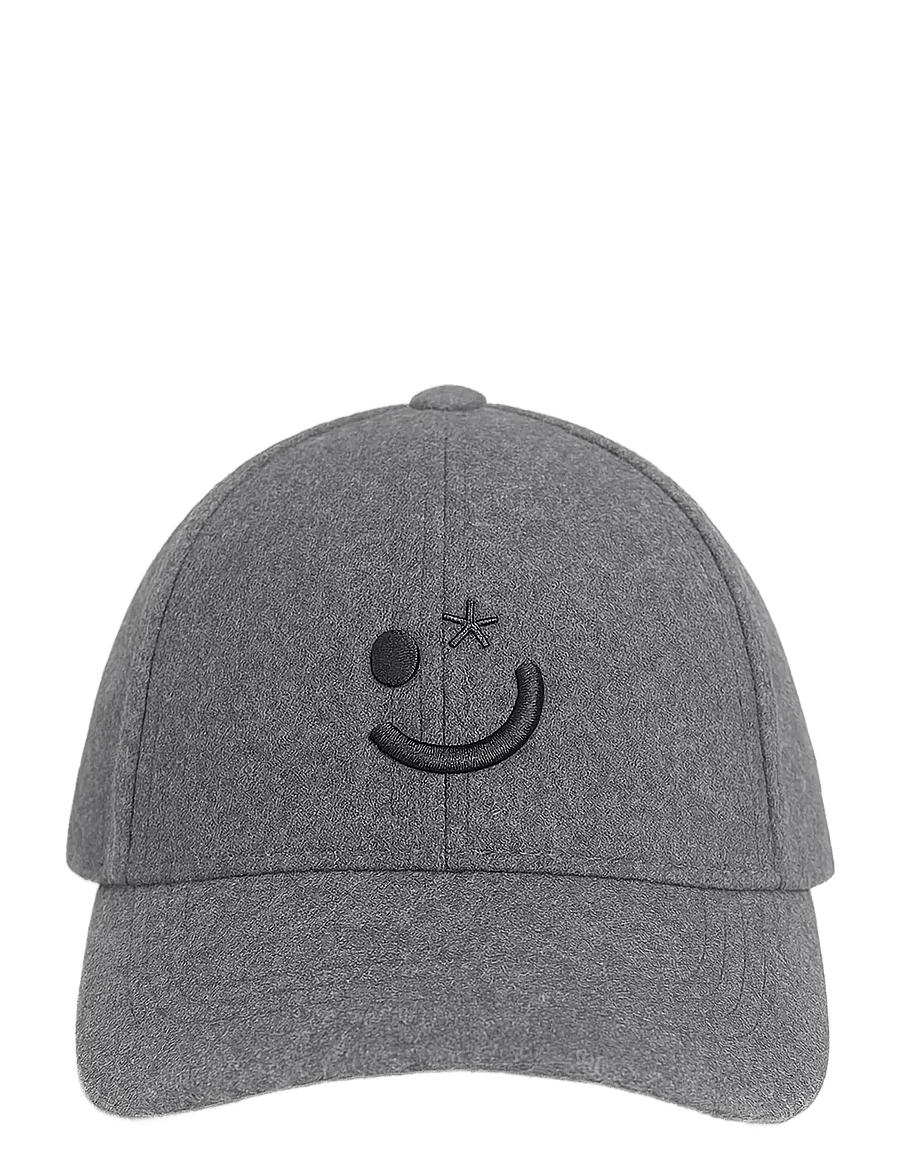 Clean Cut Copenhagen - Wool cap - kappen - dark grey melange - 0