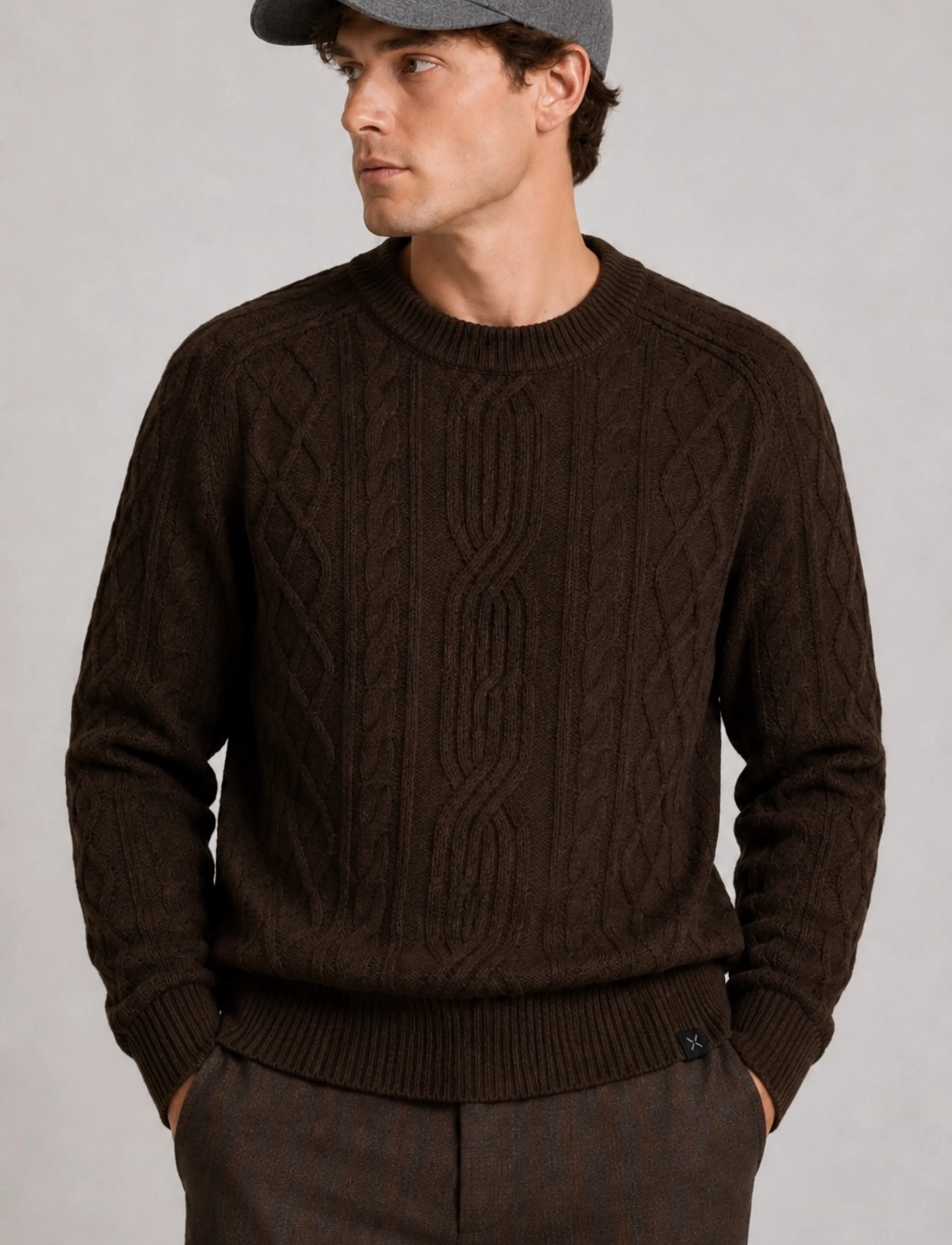 Clean Cut Copenhagen Wool cap - Kasketter - DARK GREY MELANGE / grey