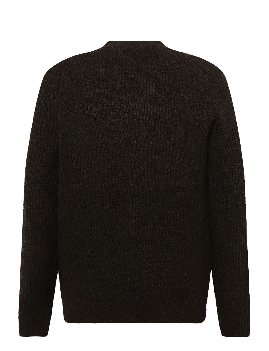 Clean Cut Copenhagen - Ludvig cardigan - dark brown melange - 2