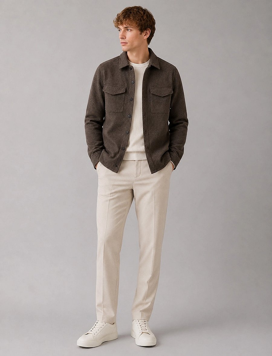 Clean Cut Copenhagen - Ditlev overshirt - dark brown - 0