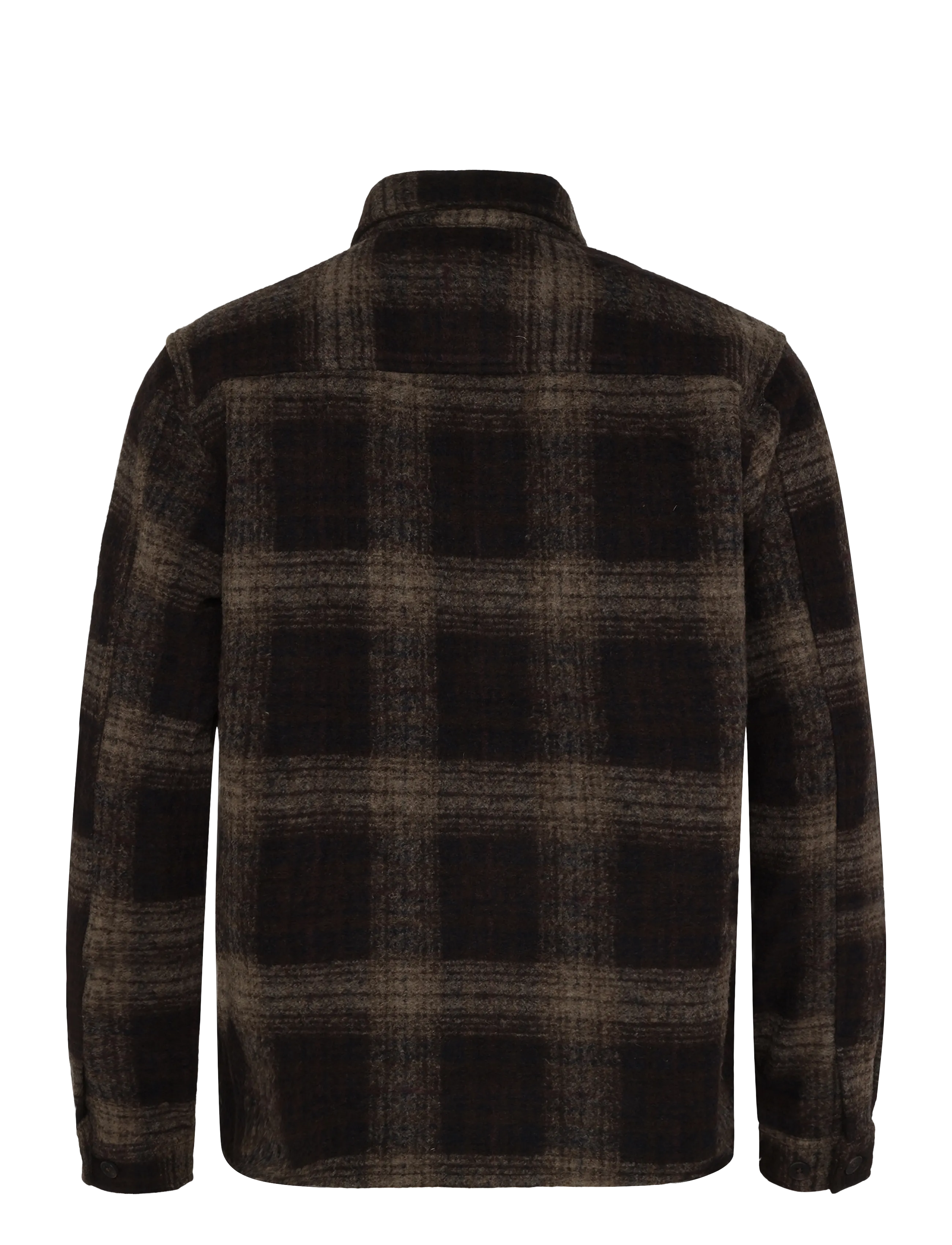 Clean Cut Copenhagen - Richard checked overshirt - dark brown/brindle beige - 2
