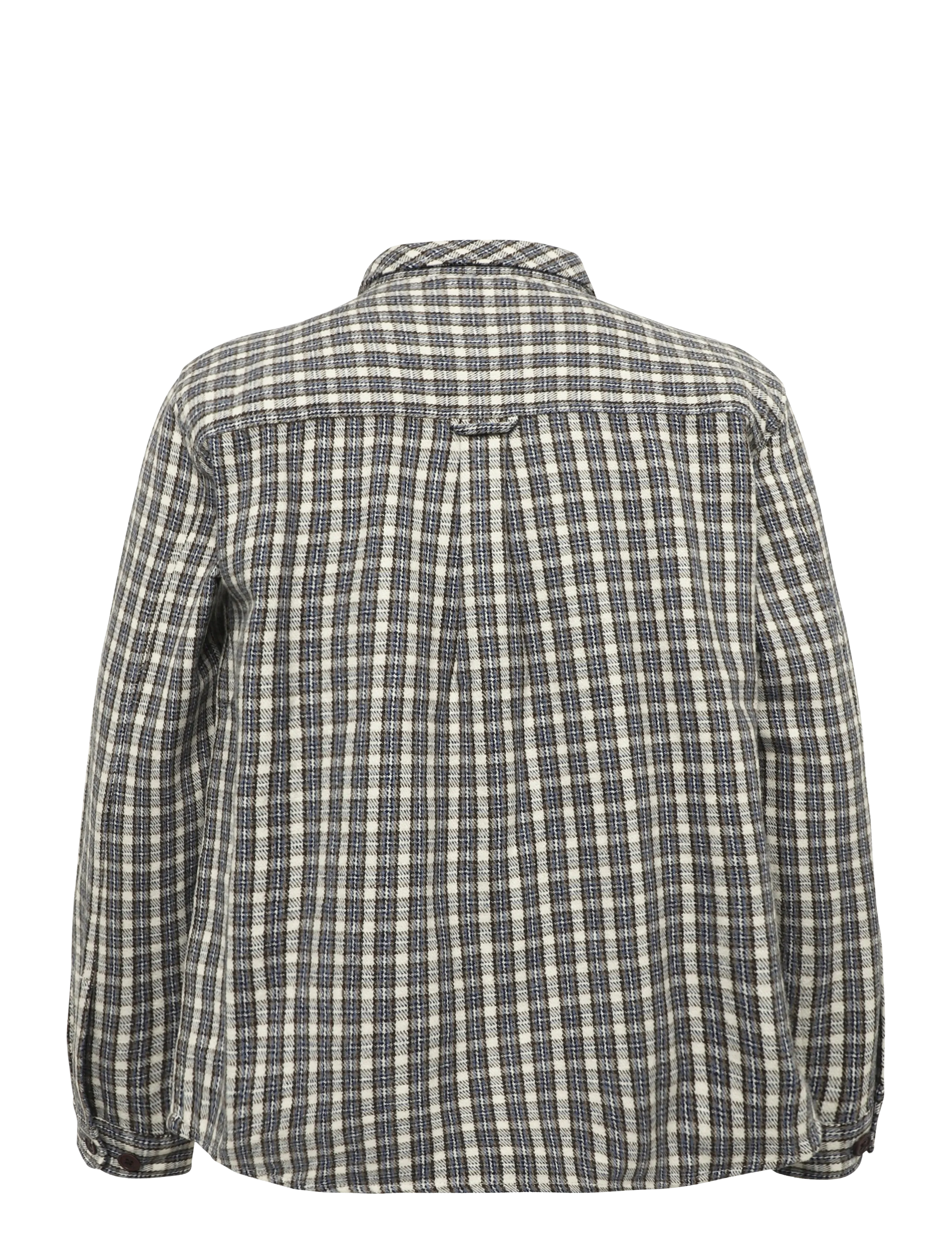 Clean Cut Copenhagen - Julius checked overshirt - ecru - 2