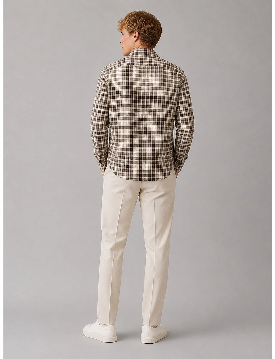 Clean Cut Copenhagen - Julius checked overshirt - ecru - 3