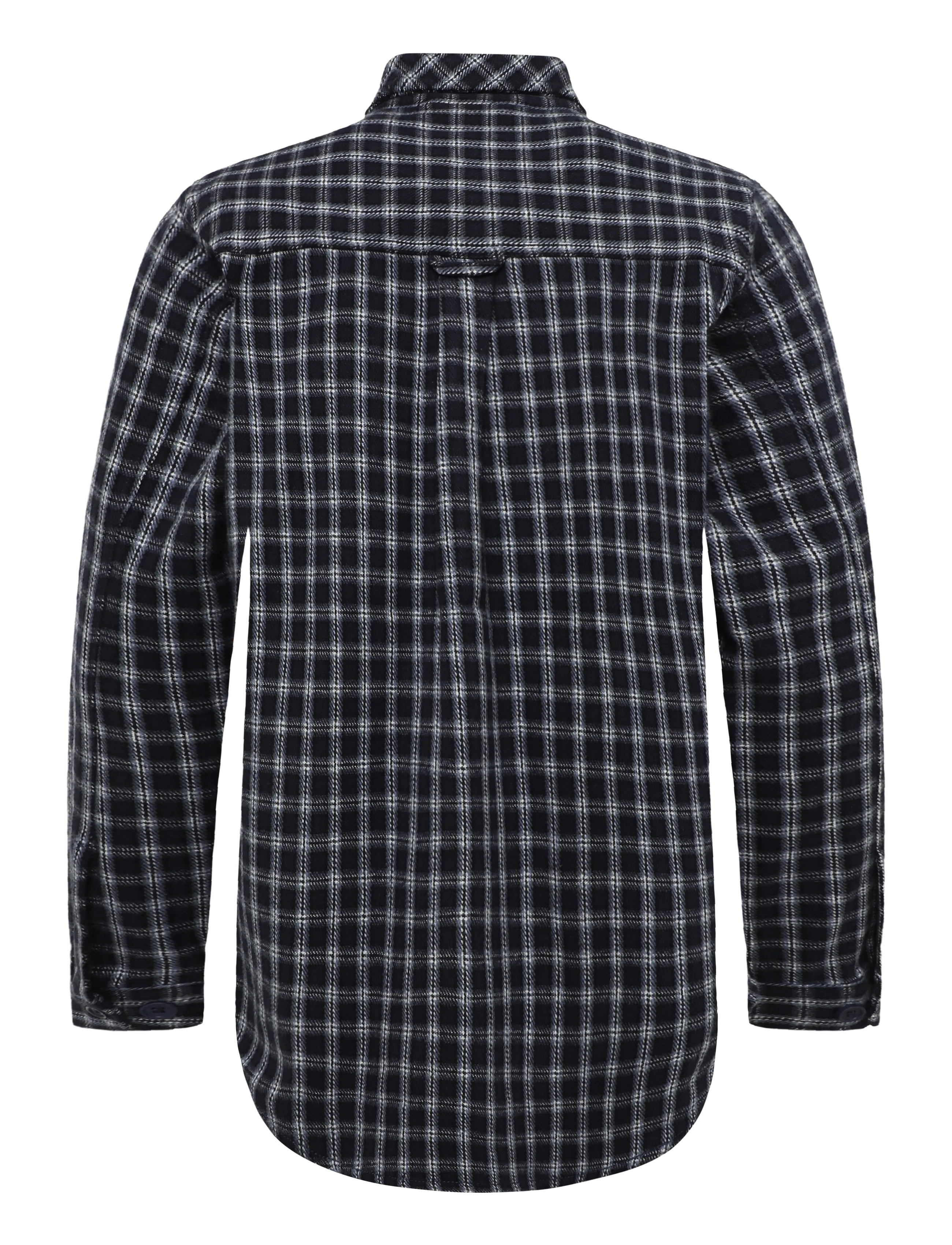 Clean Cut Copenhagen - Julius checked overshirt - flannel-skjorter - navy - 2