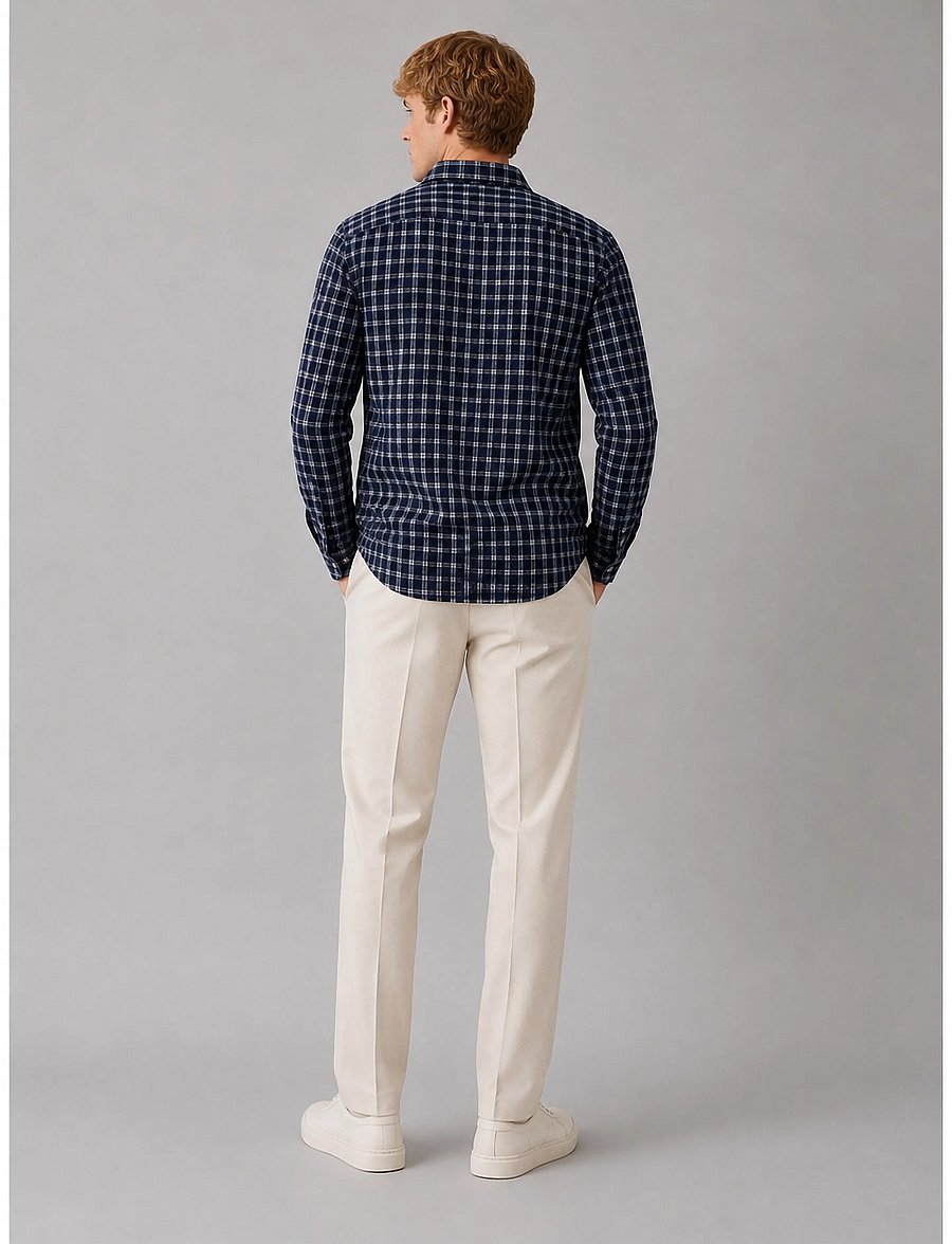 Clean Cut Copenhagen - Julius checked overshirt - flannel-skjorter - navy - 3