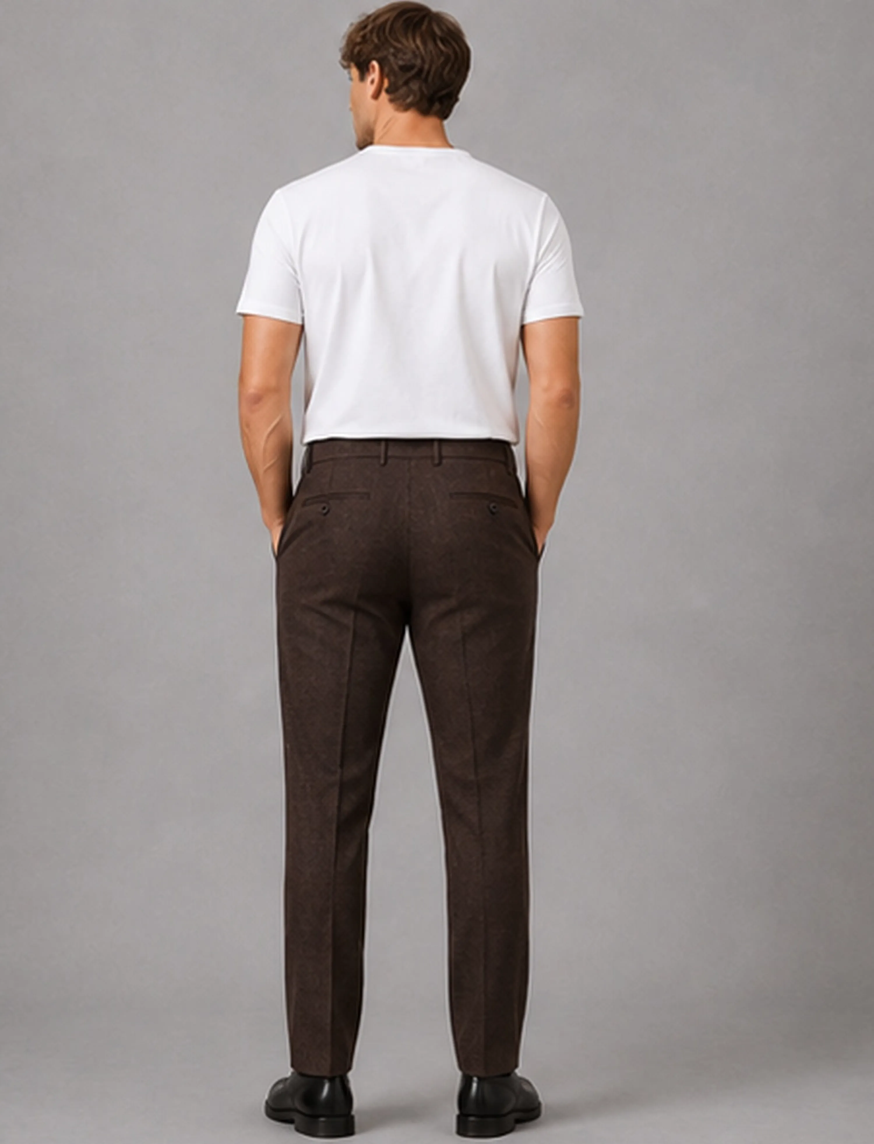 Clean Cut Copenhagen - Copenhagen Sigurd structured pants - casual byxor - brown - 5