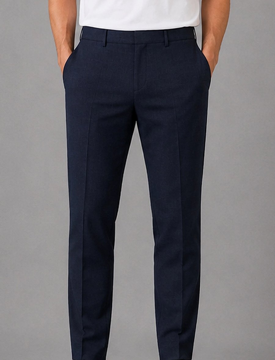 Clean Cut Copenhagen - Copenhagen Sigurd structured pants - casual trousers - navy - 0