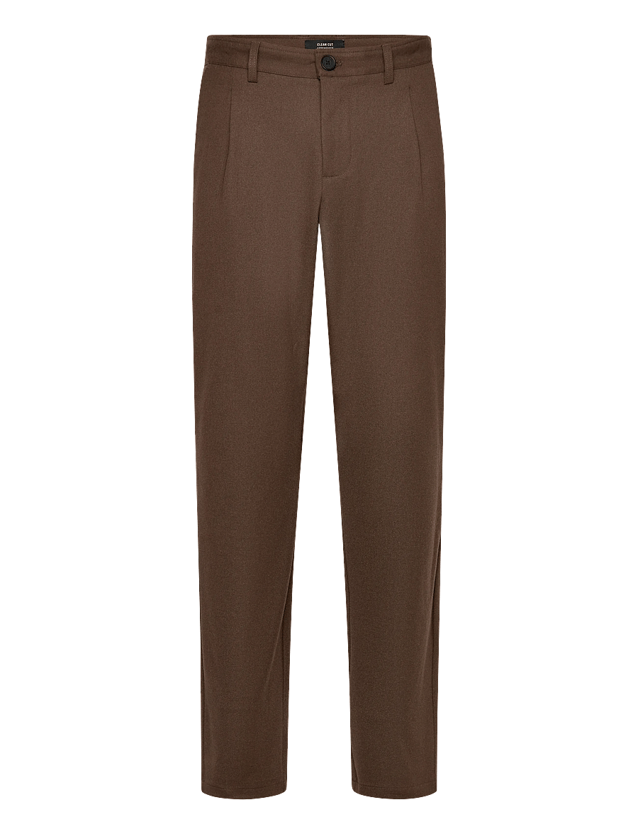 Clean Cut Copenhagen - Florence stretch pants - casual trousers - dark brown - 1