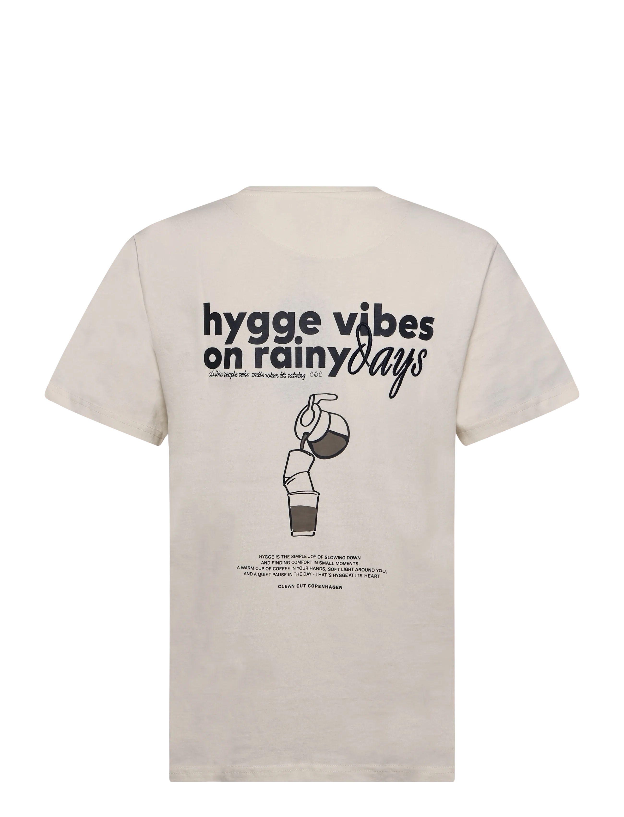 Clean Cut Copenhagen - Hygge organic t-shirt - kortærmede t-shirts - ecru - 2