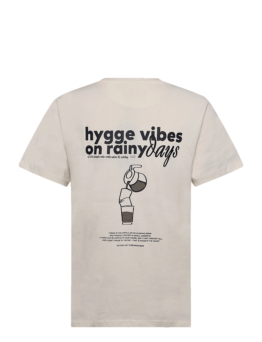 Clean Cut Copenhagen - Hygge organic t-shirt - kortærmede t-shirts - ecru - 2