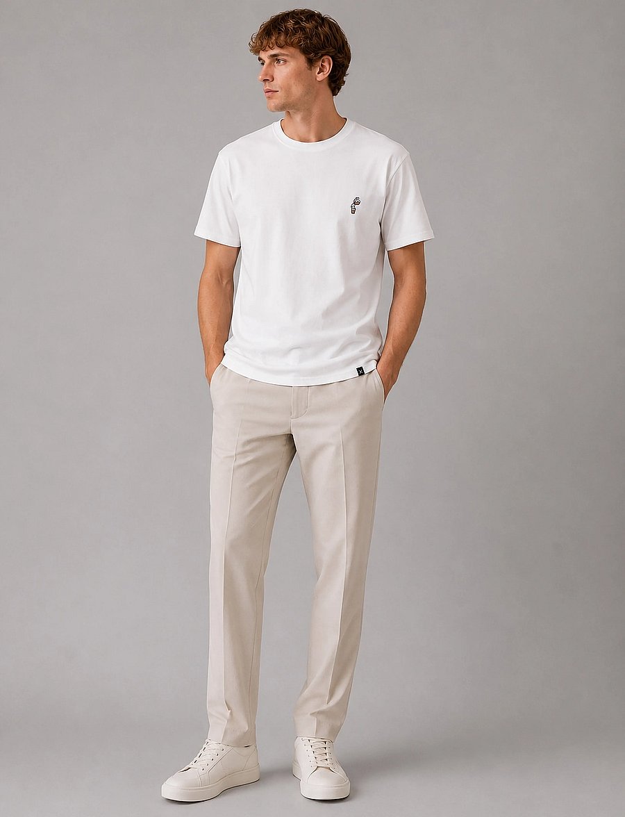 Clean Cut Copenhagen - Hygge organic t-shirt - kortærmede t-shirts - ecru - 0