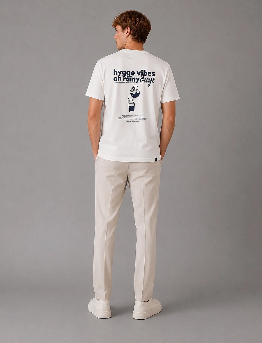 Clean Cut Copenhagen - Hygge organic t-shirt - kortærmede t-shirts - ecru - 3