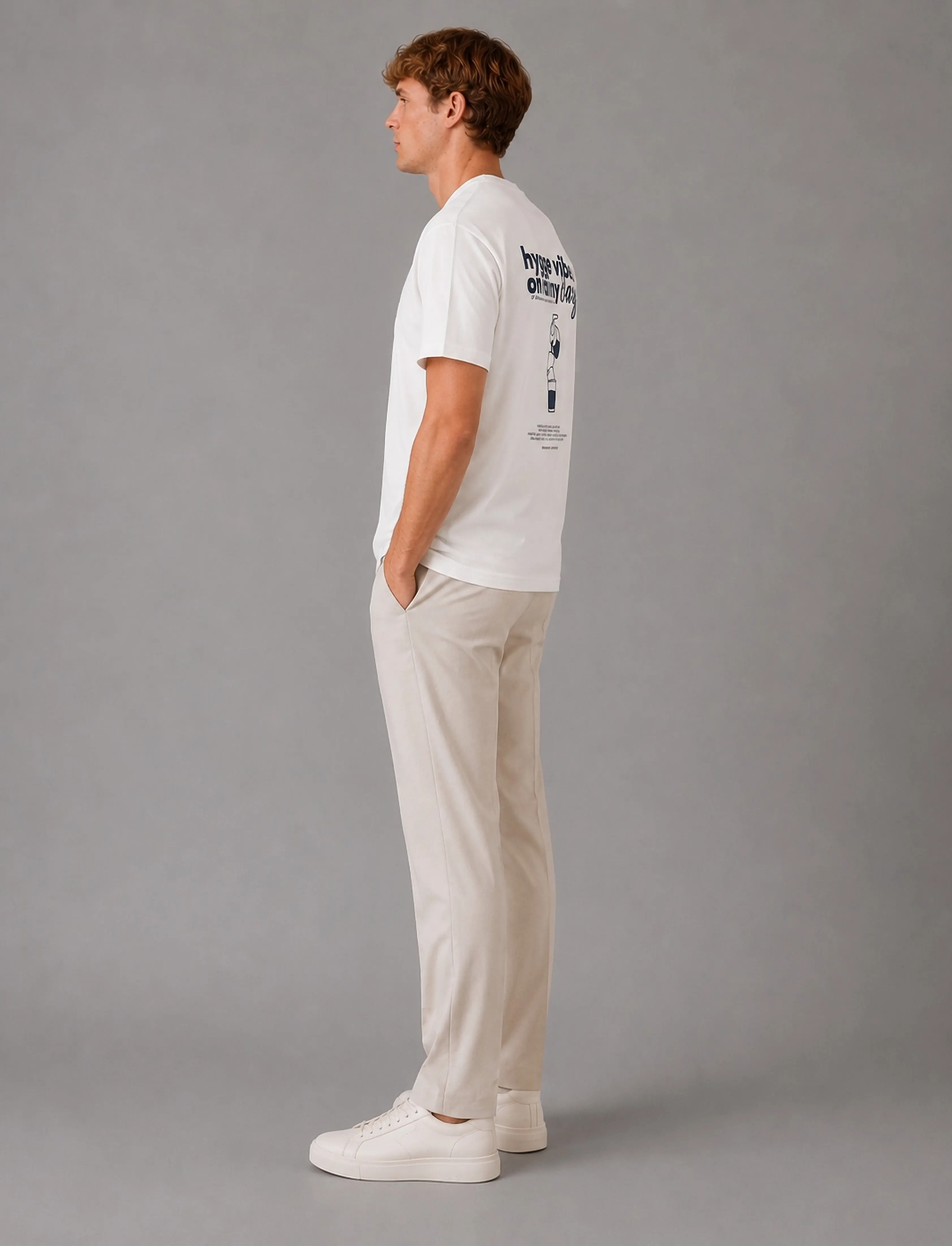 Clean Cut Copenhagen - Hygge organic t-shirt - kortærmede t-shirts - ecru - 4