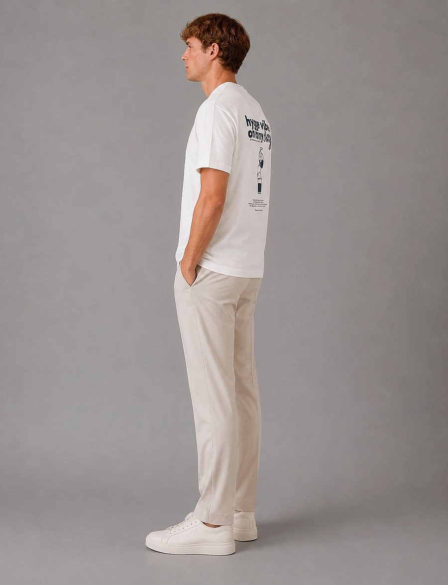 Clean Cut Copenhagen - Hygge organic t-shirt - kortærmede t-shirts - ecru - 4