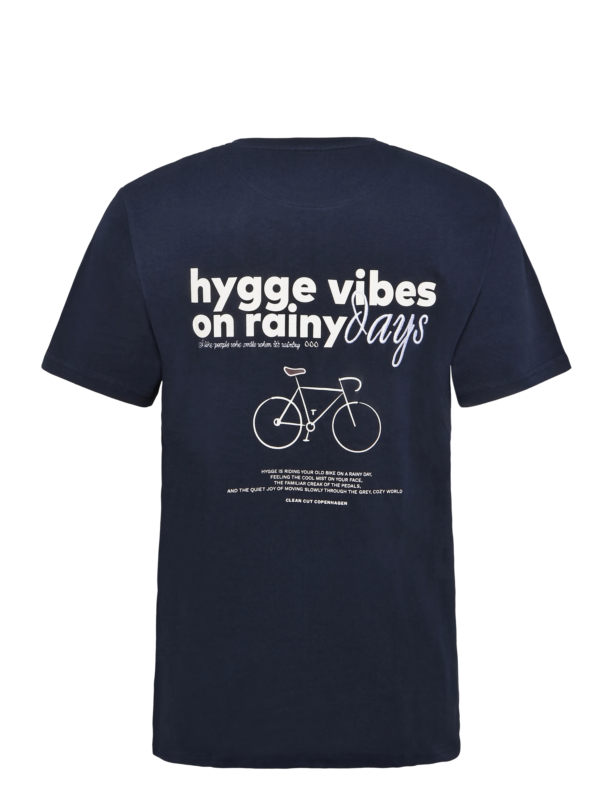 Clean Cut Copenhagen - Hygge organic t-shirt - kortærmede t-shirts - navy - 2