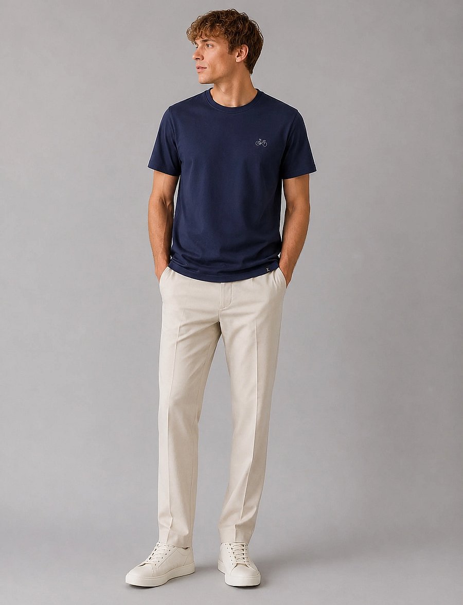 Clean Cut Copenhagen - Hygge organic t-shirt - kortærmede t-shirts - navy - 0