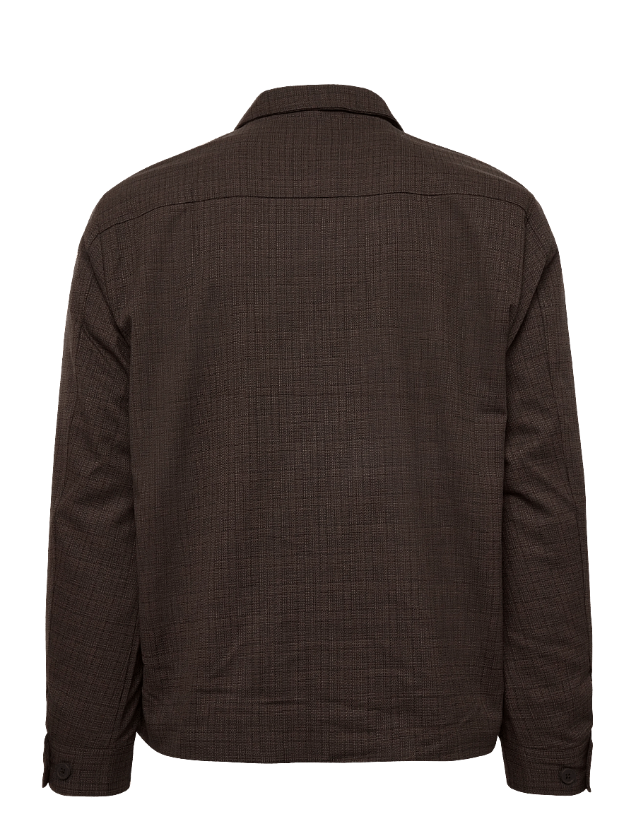 Clean Cut Copenhagen - Sigurd structured jacket - sügisjoped - brown - 2