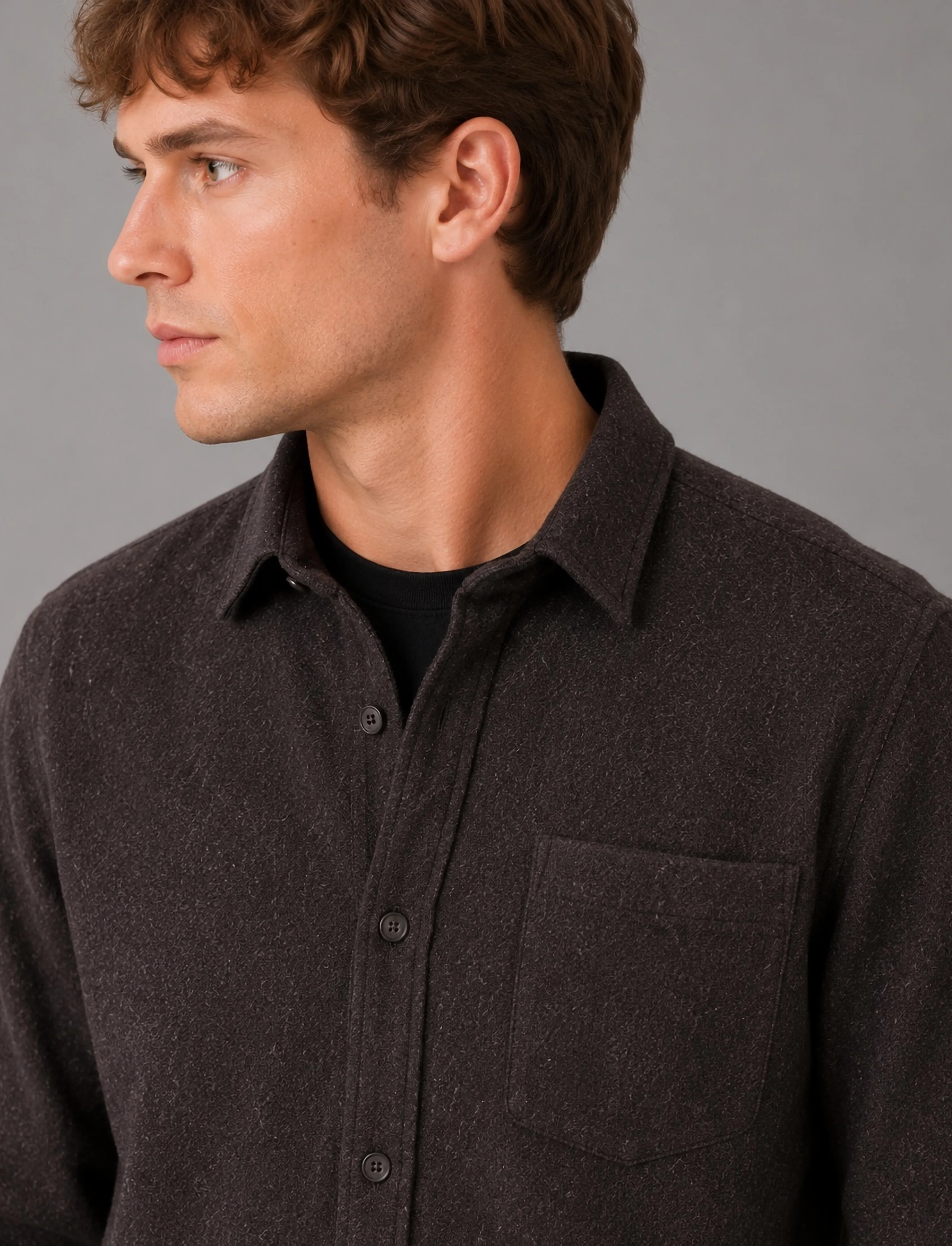 Clean Cut Copenhagen Sigurd Structured Jacket bomberjackor herr – bild 4