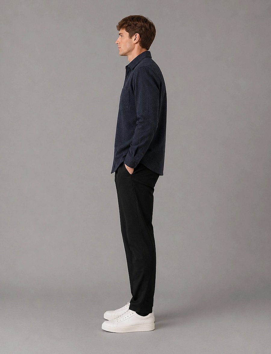 Clean Cut Copenhagen - Sigurd structured jacket - herbstjacken - navy - 3