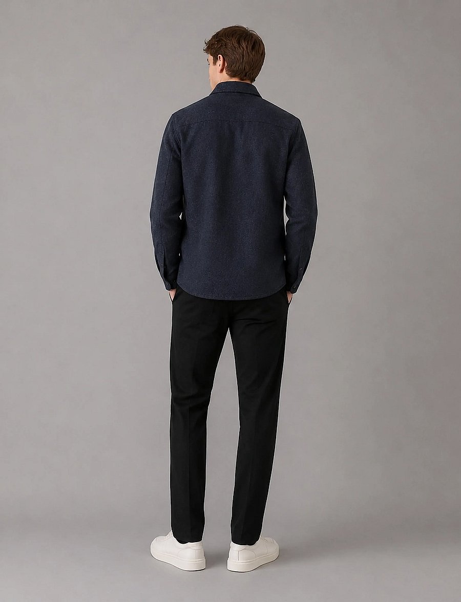 Clean Cut Copenhagen - Sigurd structured jacket - herbstjacken - navy - 4
