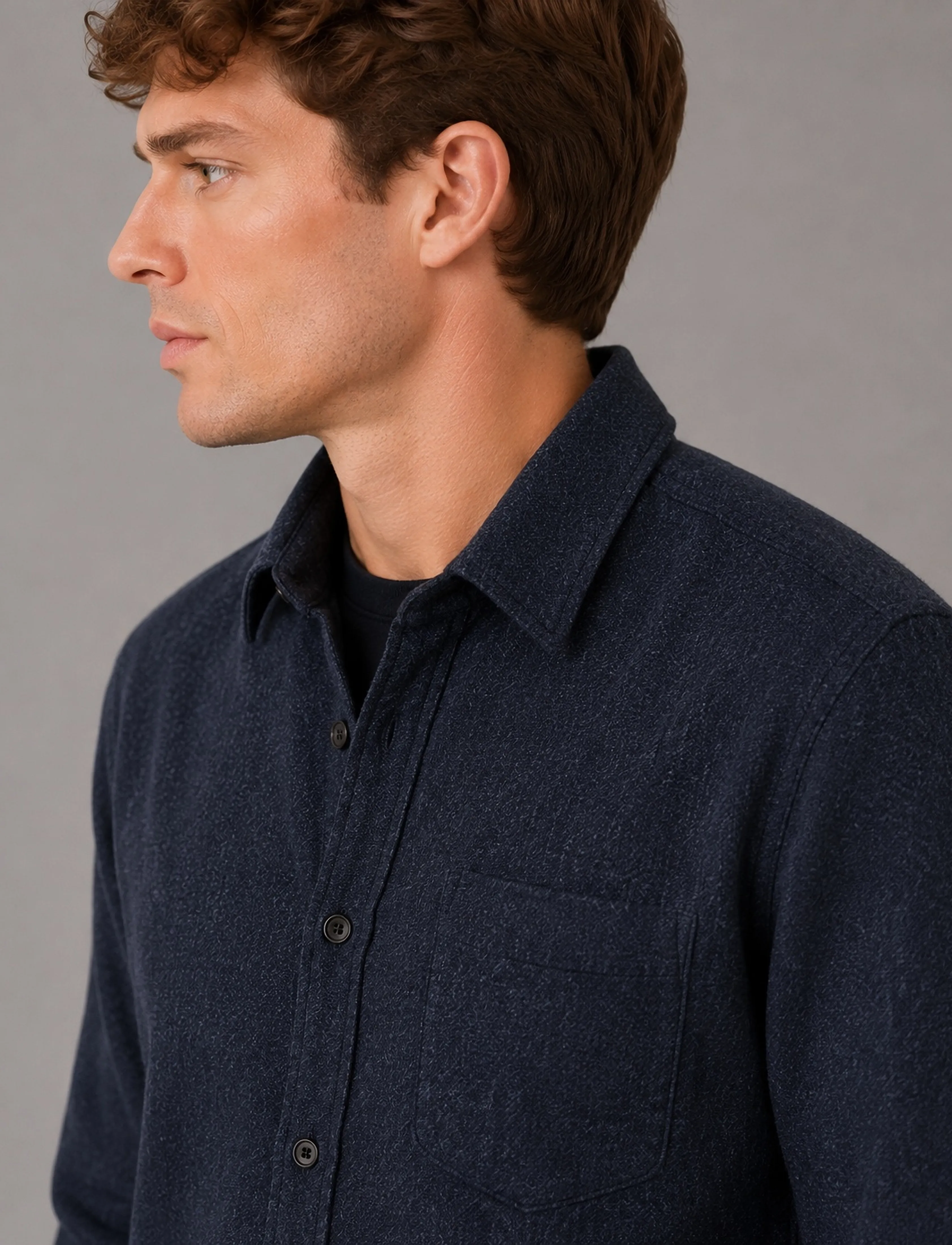 Clean Cut Copenhagen Sigurd Structured Jacket bomberjackor herr – bild 4