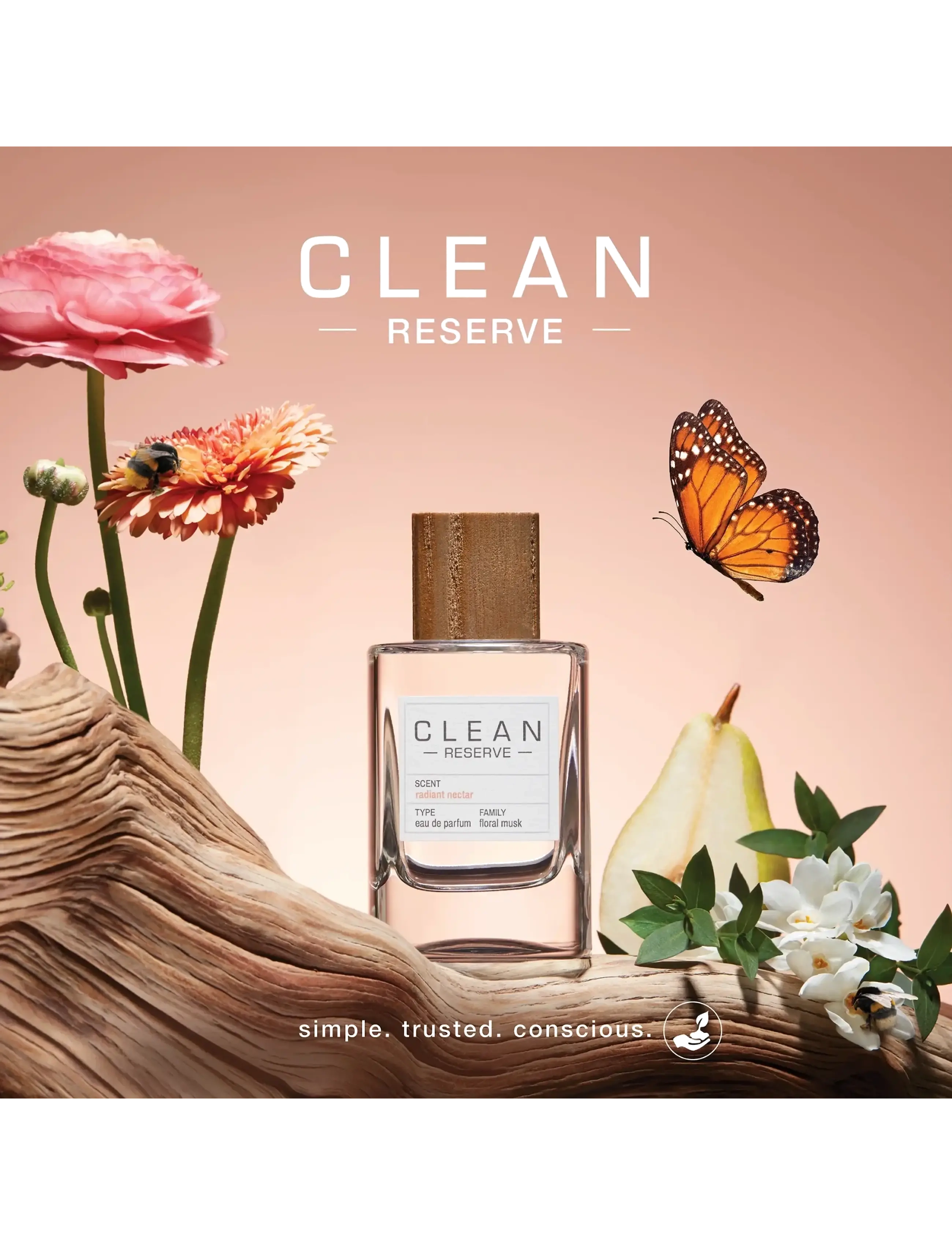 CLEAN - RESERVE Radiant Nectar EdP - till honom  - clear - 2